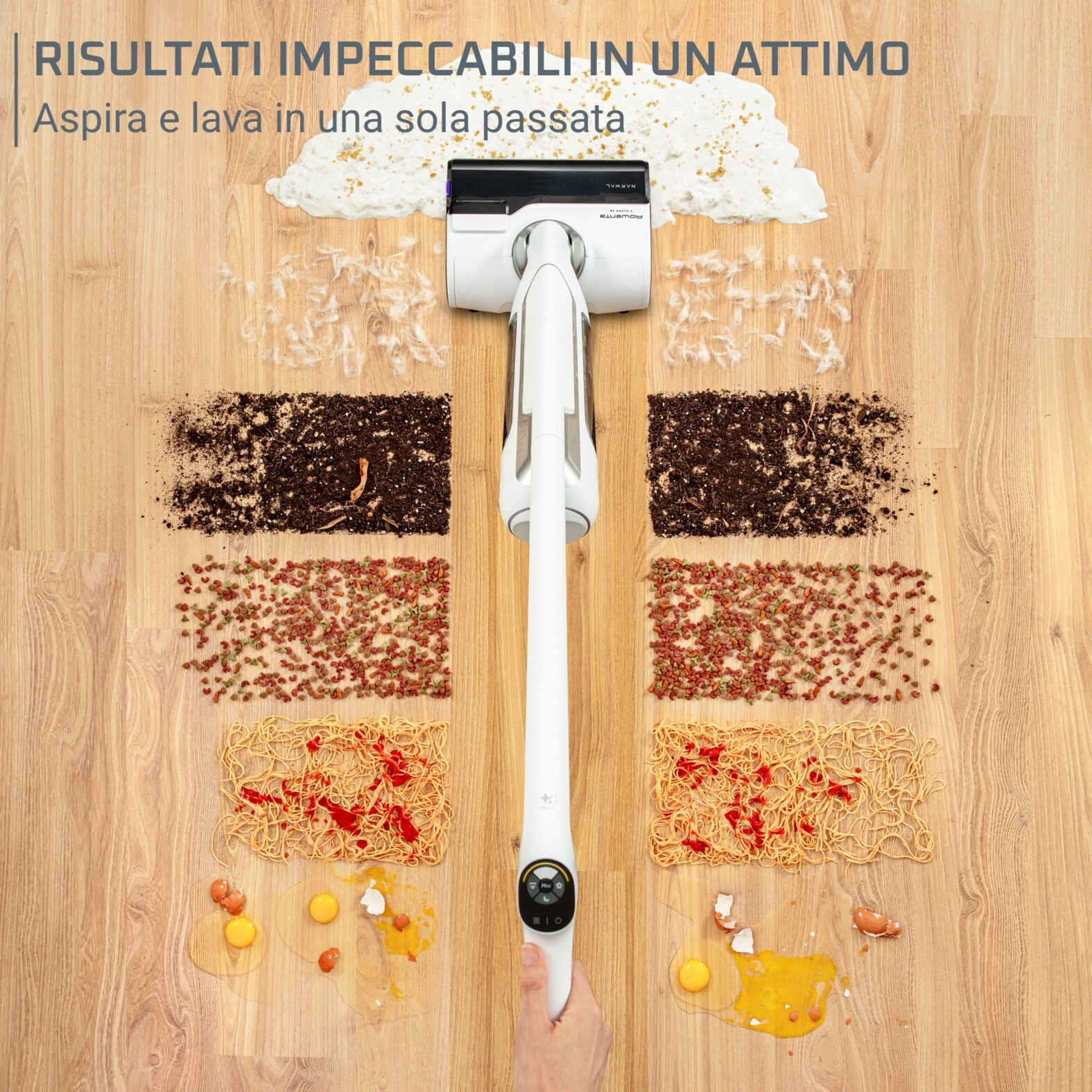 Rowenta GZ7035 X-Clean 10 Aspirapolvere Lavapavimenti - immagine 2