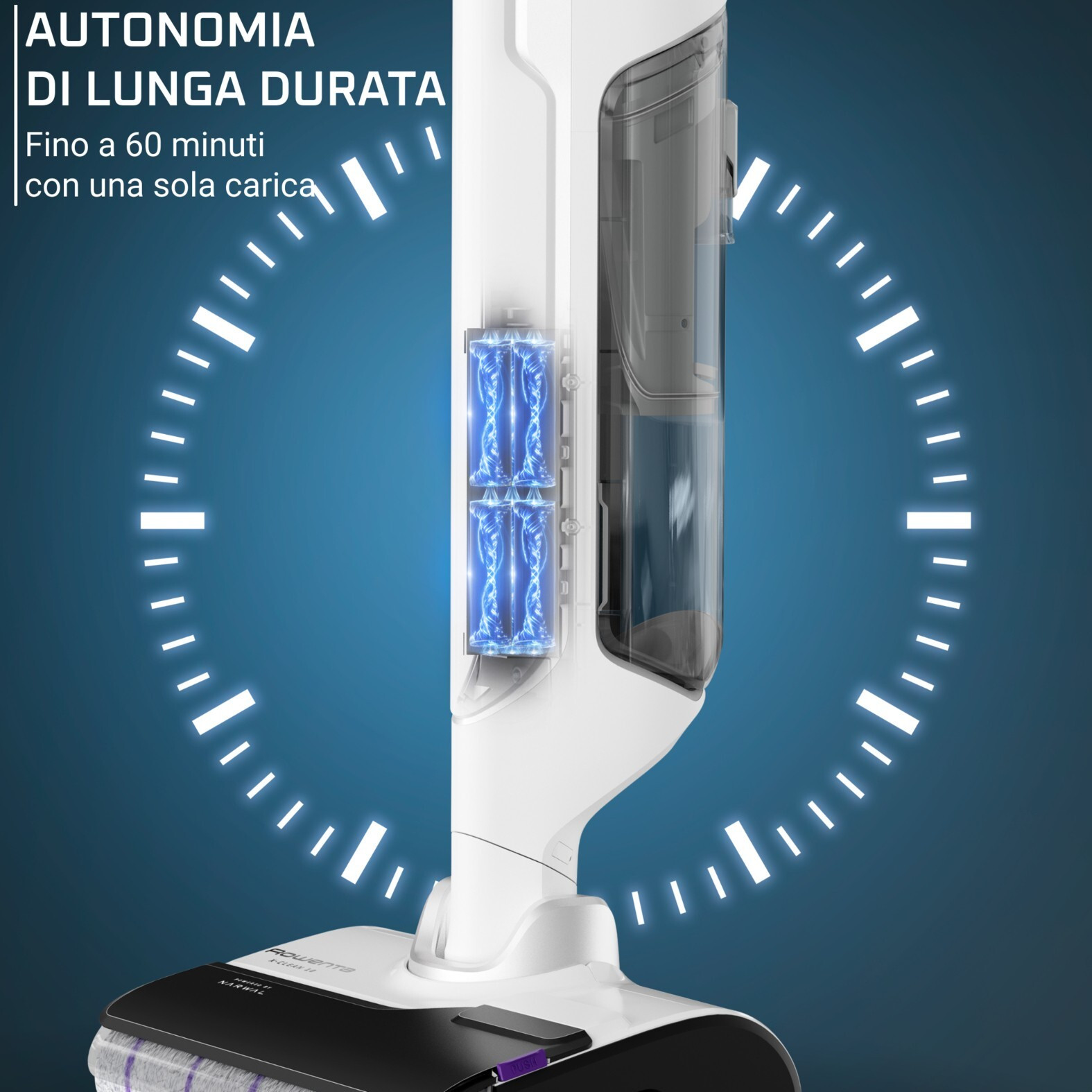 Rowenta GZ7035 X-Clean 10 Aspirapolvere Lavapavimenti - immagine 4