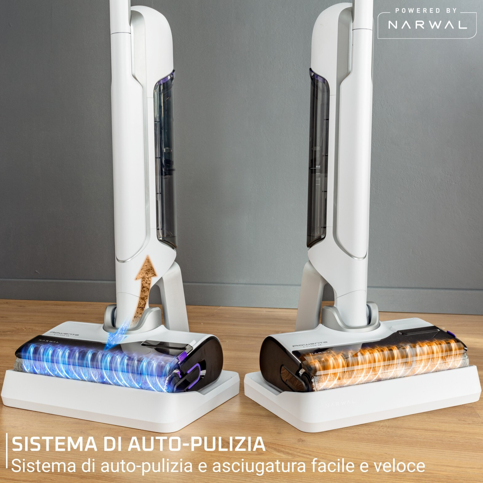 Rowenta GZ7035 X-Clean 10 Aspirapolvere Lavapavimenti - immagine 6