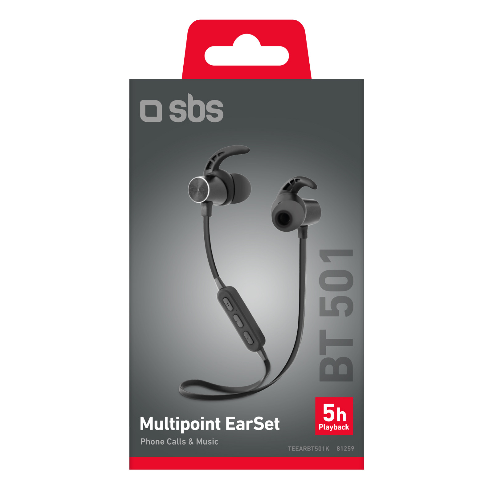 SBS BT501 Auricolari Wireless Multipoint Magnetici - immagine 2