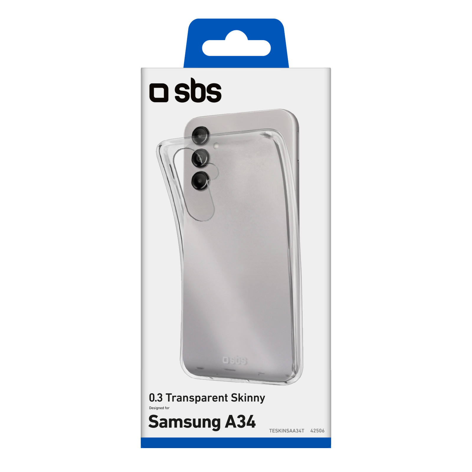 SBS TESKINSAA34T Trasparente Cover Skinny per Galaxy A34 - immagine 3
