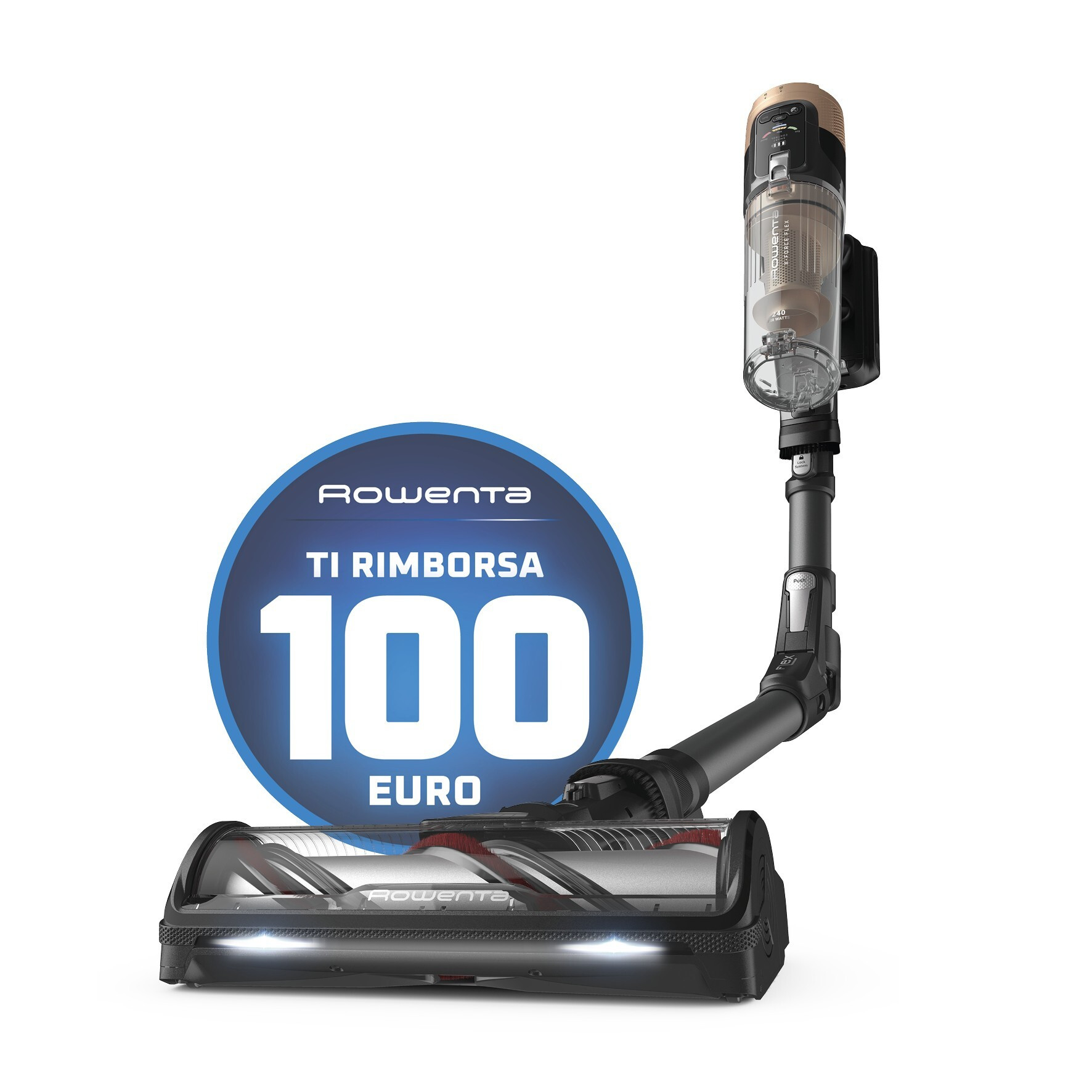 Rowenta X-Force Flex 14.80 Scopa Ricaricabile Senza Sacco 0.65LT - immagine 3