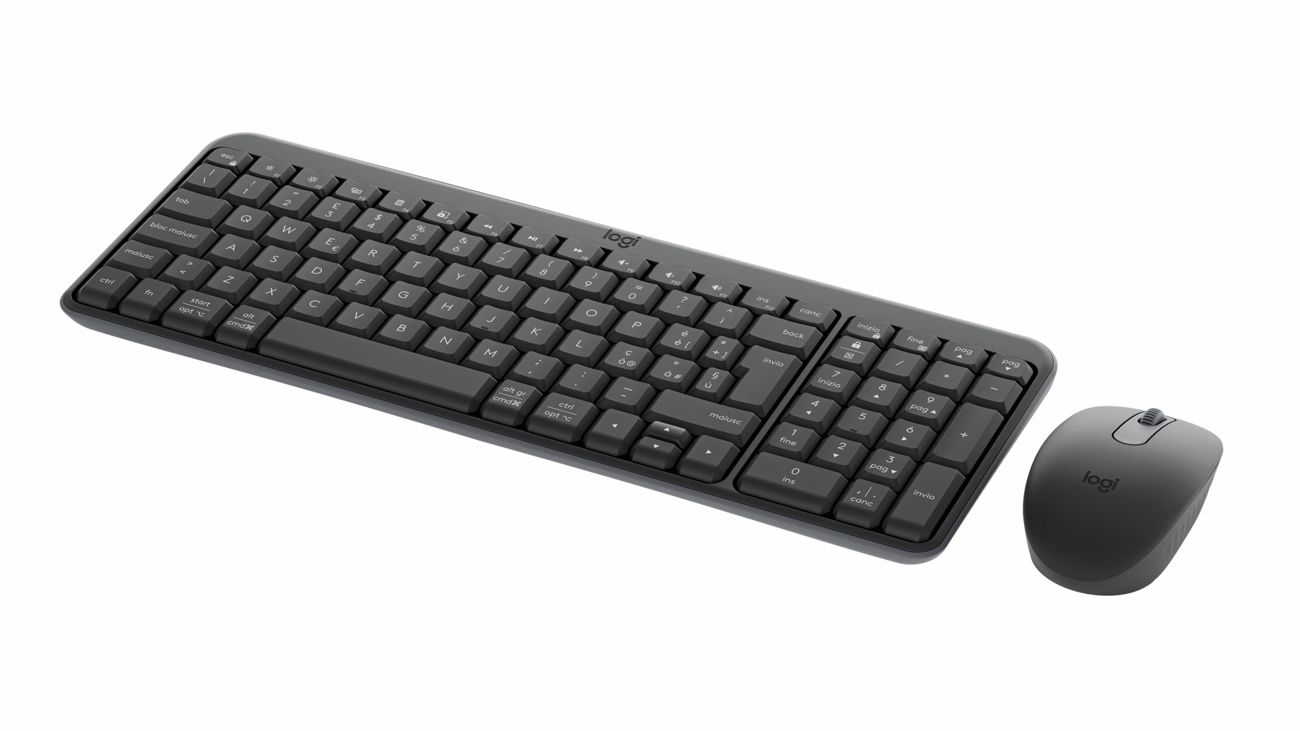 Logitech MK250 Combo Graphite Kit Tastiera e Mouse Wireless - immagine 2