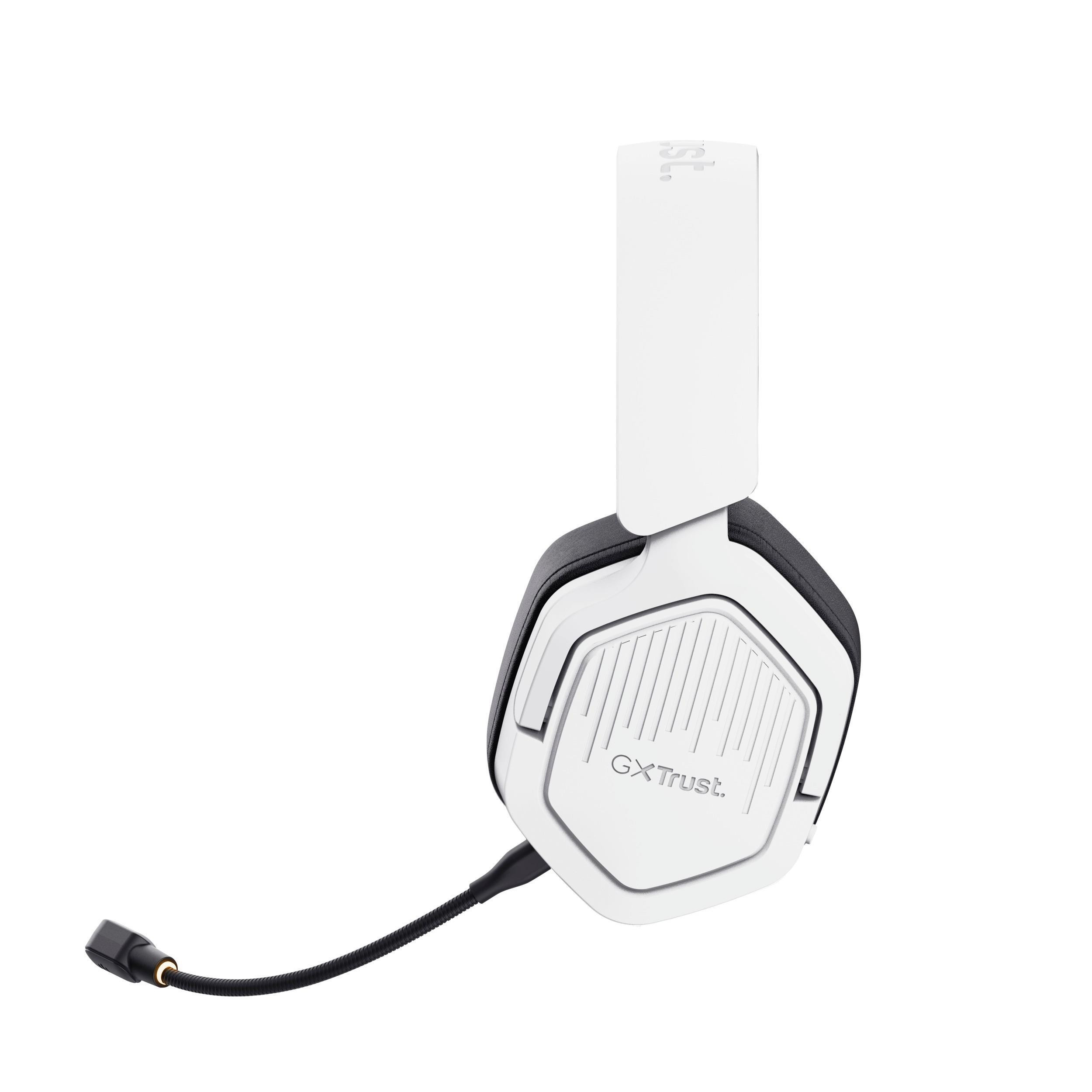 Trust GXT493W Carus White Cuffie Gaming per PC e Console - immagine 4