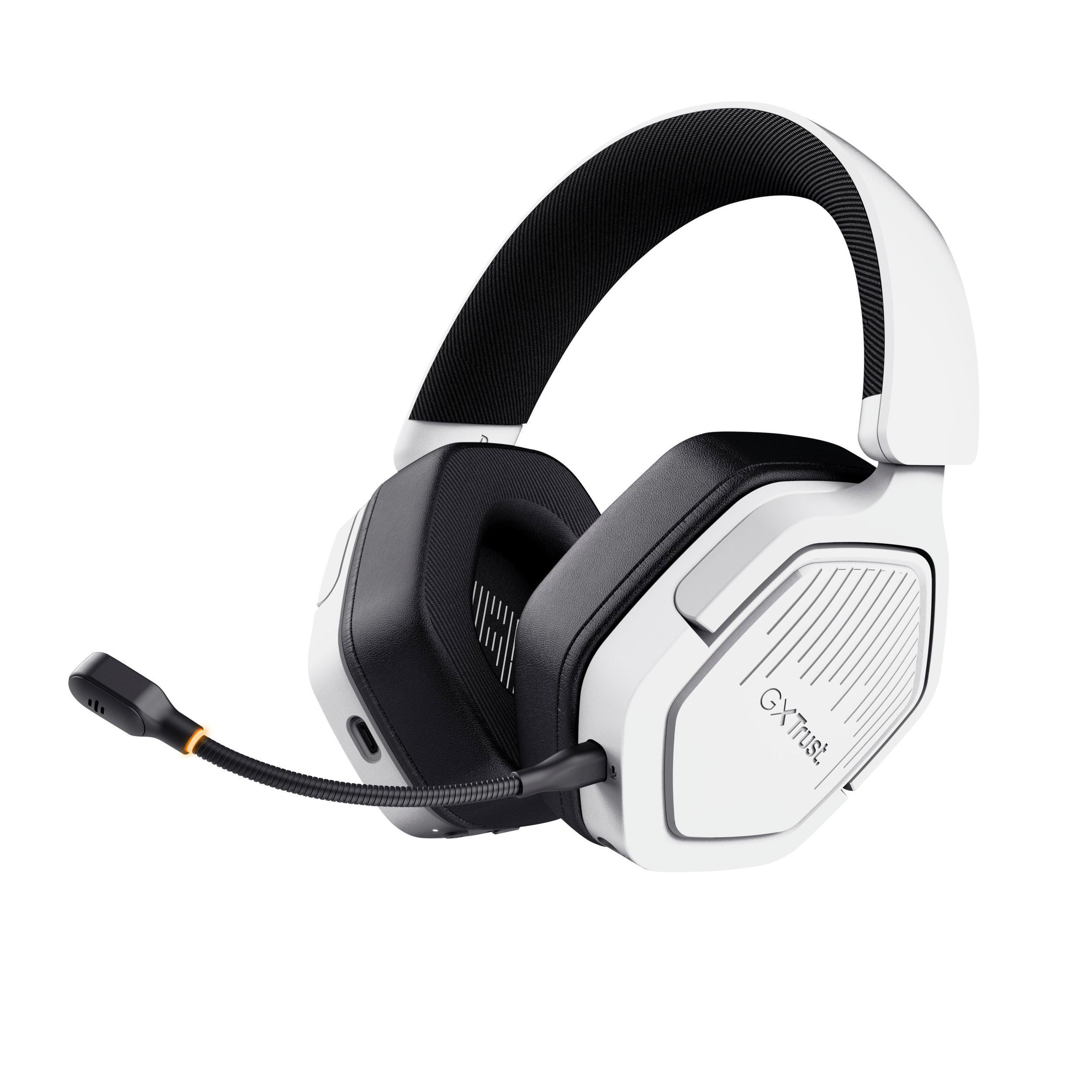 Trust GXT493W Carus White Cuffie Gaming per PC e Console - immagine 6