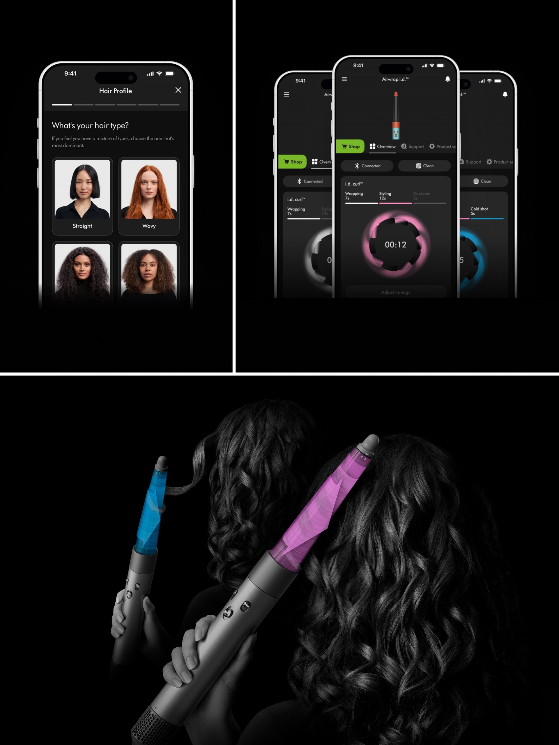 Dyson Airwrap I.d. Curly Piu Coily Cipria Multi-Styler Asciugacapelli 1300W - immagine 2