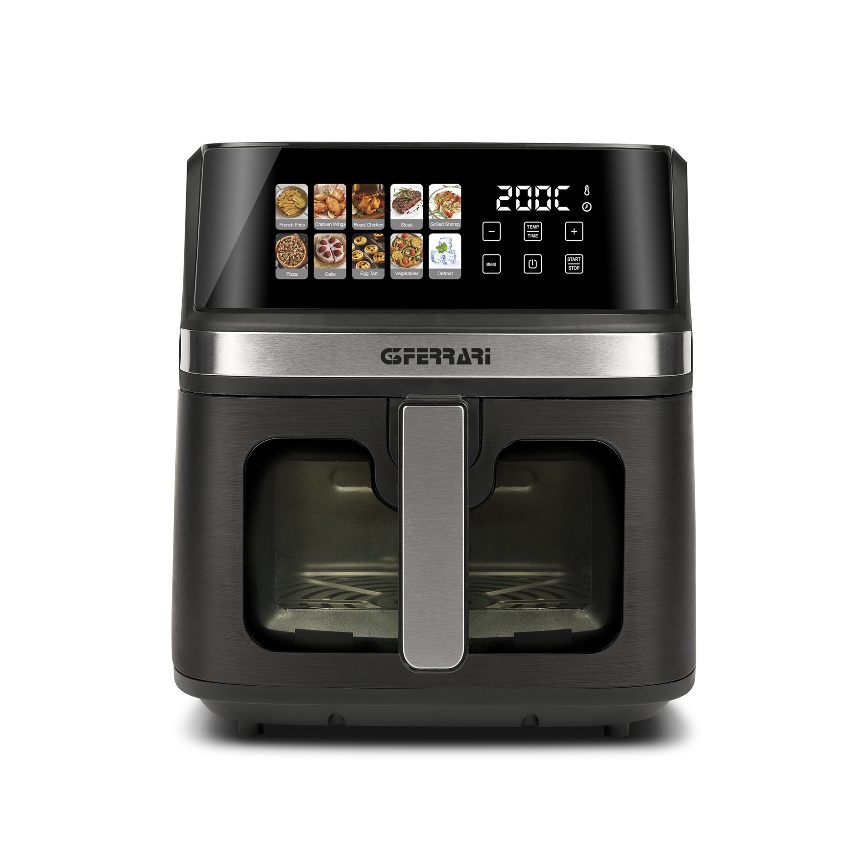 G3 Ferrari Friggisano 8L Friggitrice ad Aria 1700W 8LT con Display a Colori - immagine 2