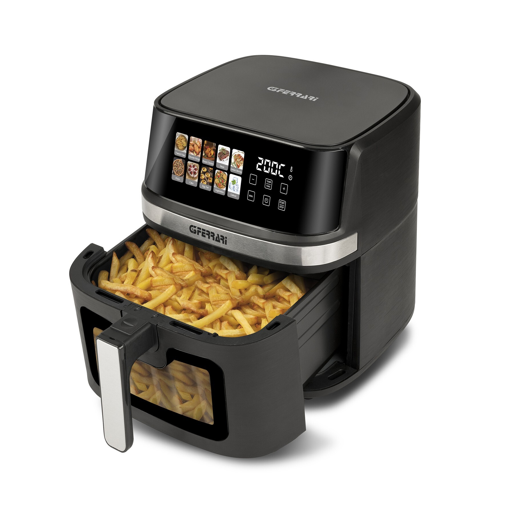 G3 Ferrari Friggisano 8L Friggitrice ad Aria 1700W 8LT con Display a Colori - immagine 4