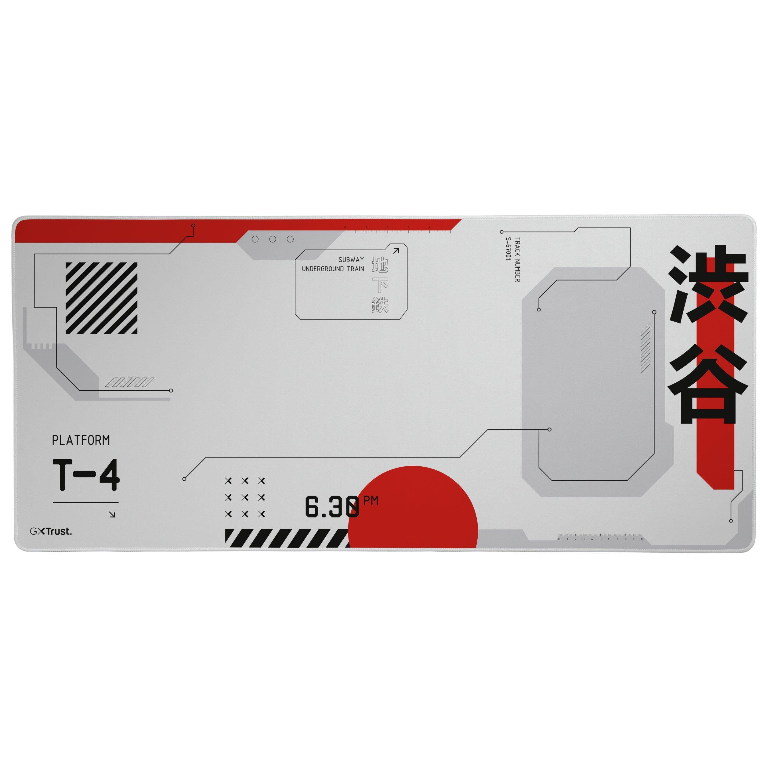 Trust GXT759 XXL Japan White Tappetino per Mouse 90x40CM - immagine 3