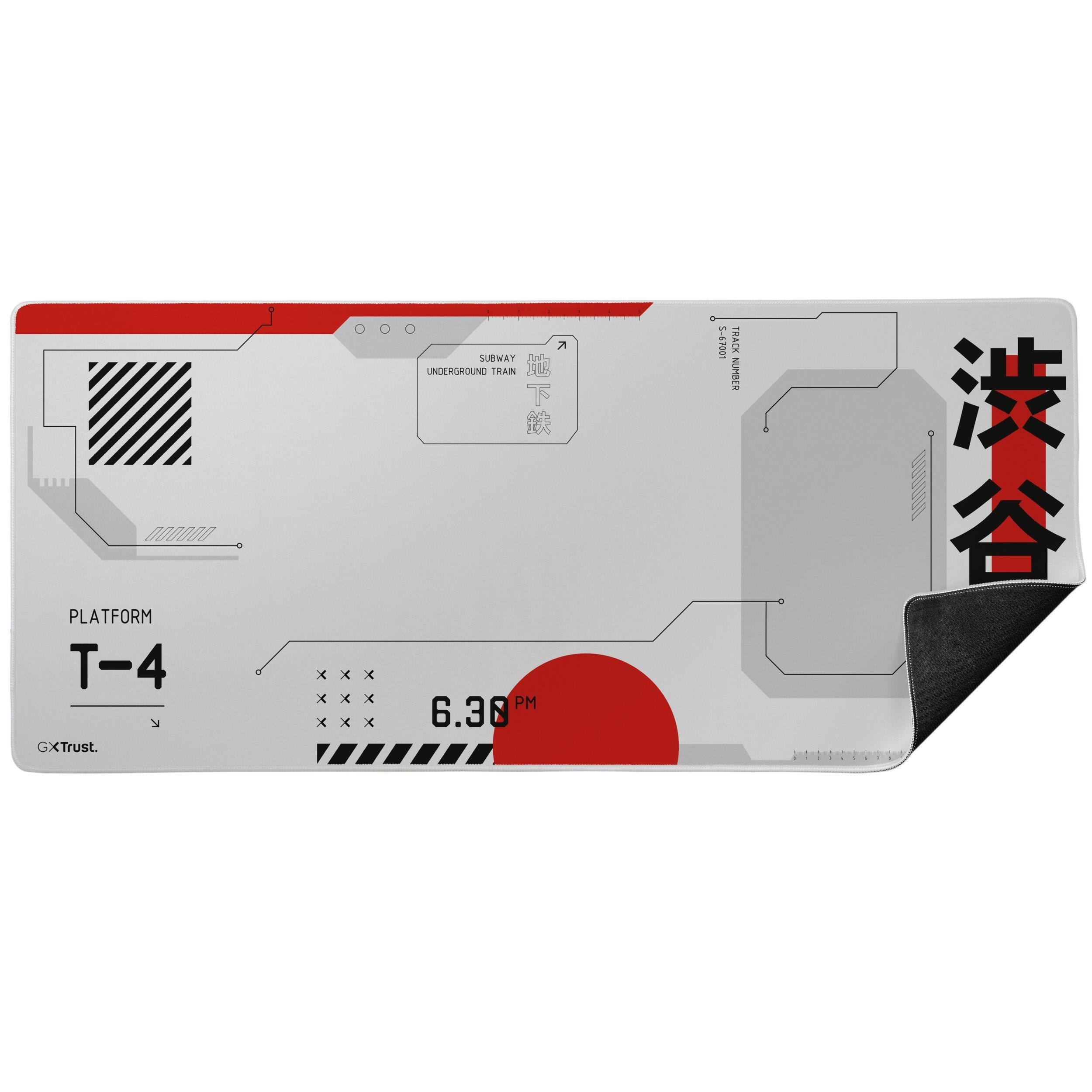 Trust GXT759 XXL Japan White Tappetino per Mouse 90x40CM - immagine 4
