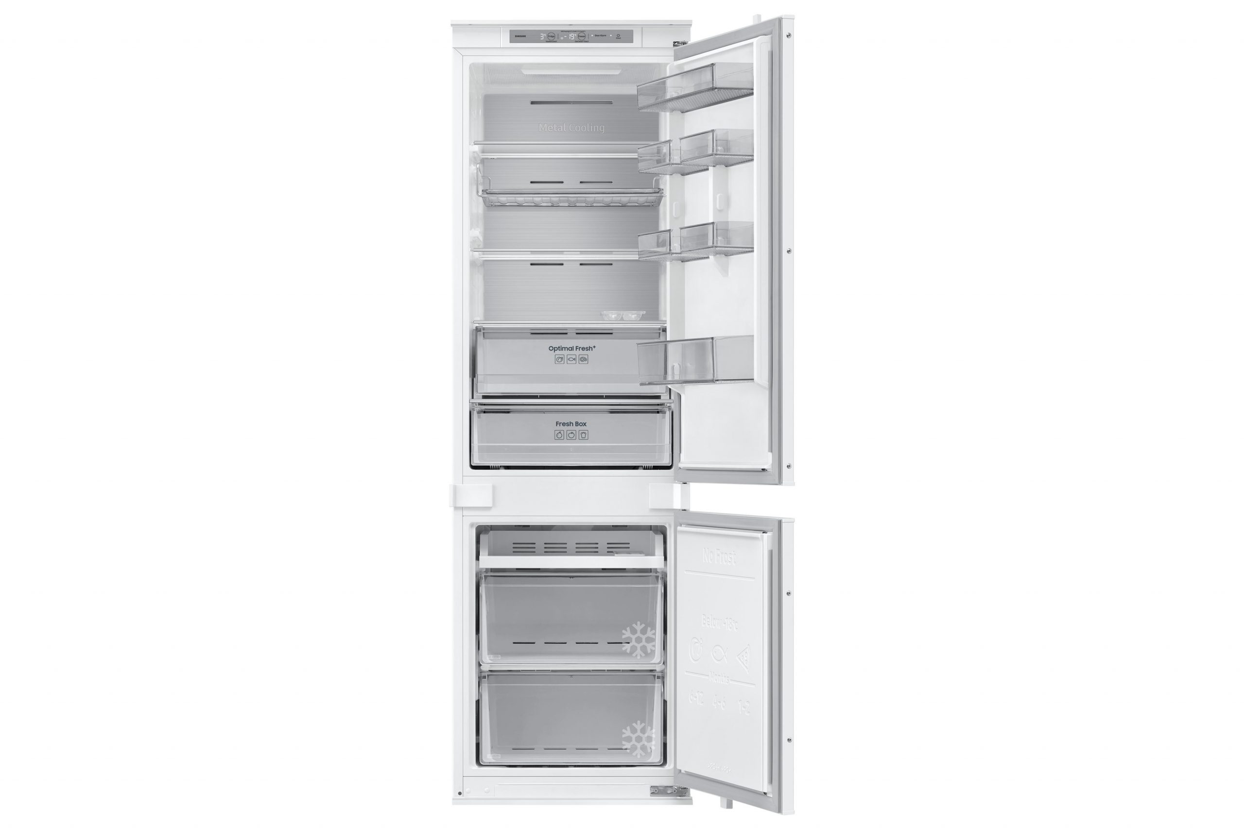 Samsung BRB80F26ADS0 Frigorifero Combinato Incasso 264L H178cm Nofrost Wifi - immagine 2