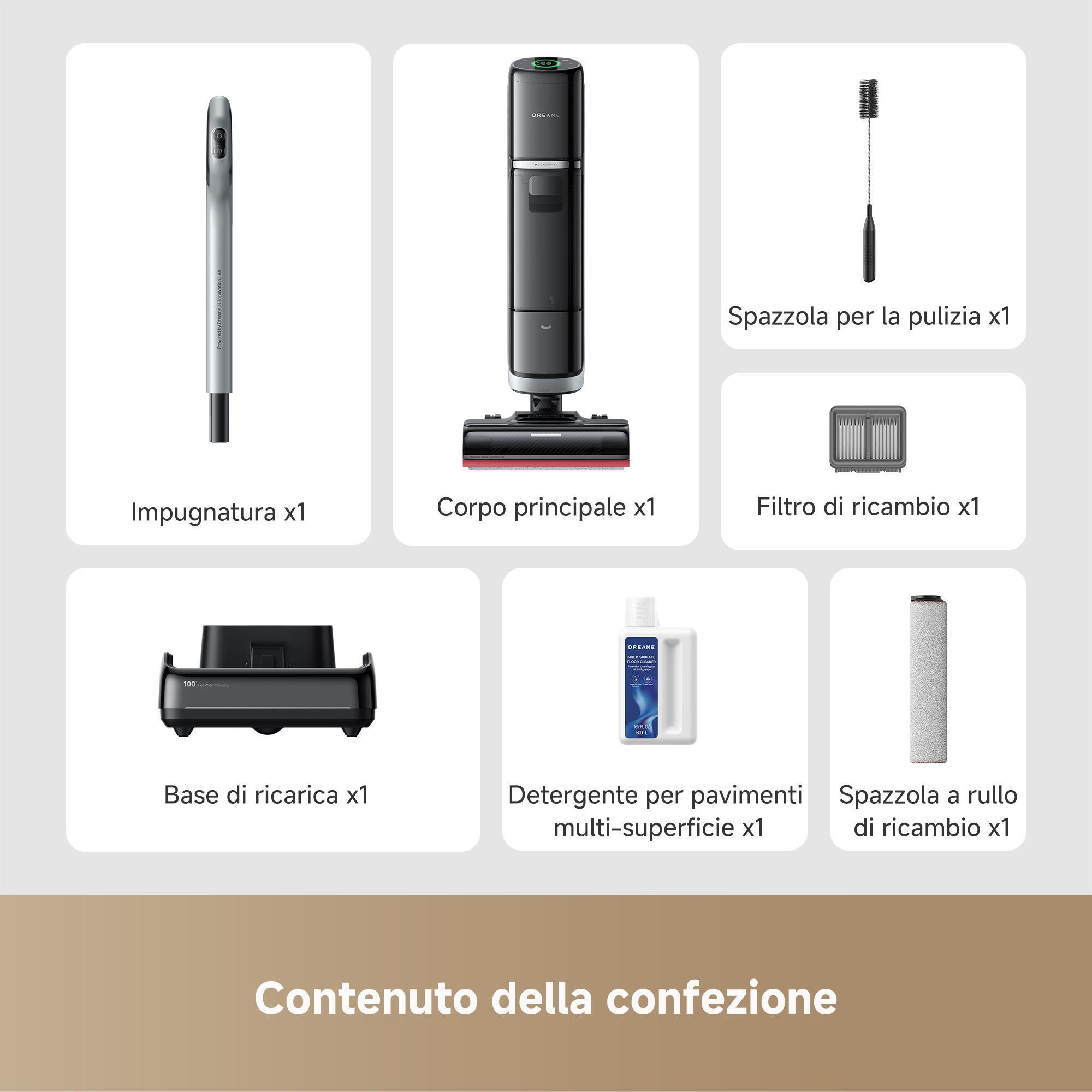 Dreame H15 Pro Heat Aspirapolvere Lavapavimenti con 2 Serbatoi - immagine 2