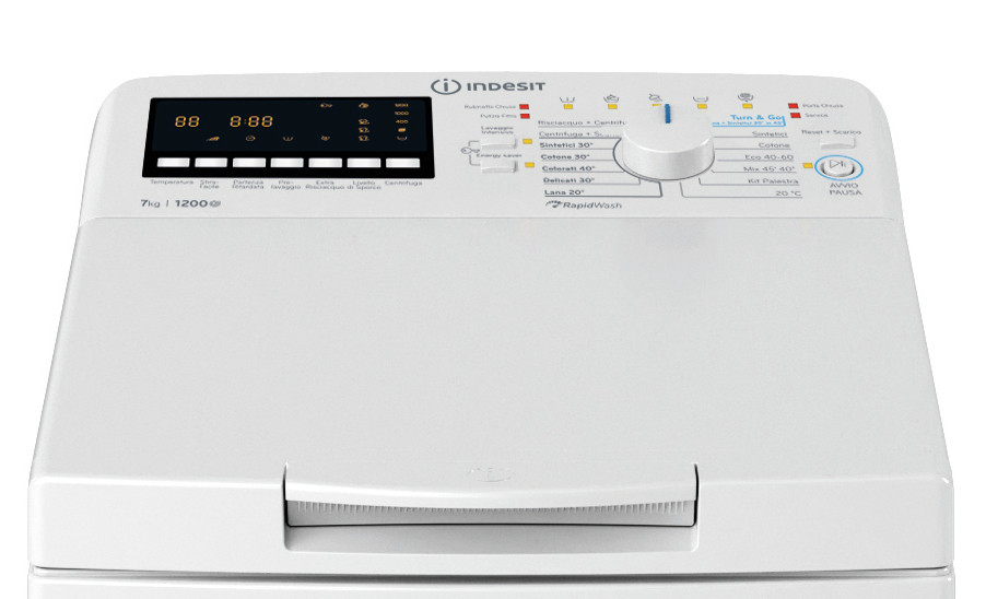 Indesit BTWB7251PIT Lavatrice Carica Alto 7KG 1200 Giri - immagine 3