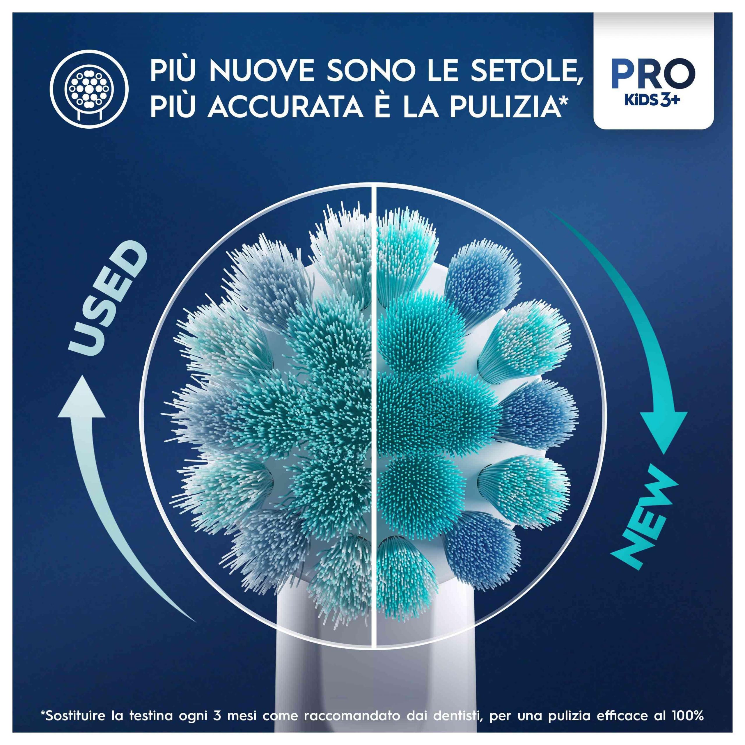 Oral-B EB10S Frozen Confezioni da 4 Testine di Ricambio - immagine 3
