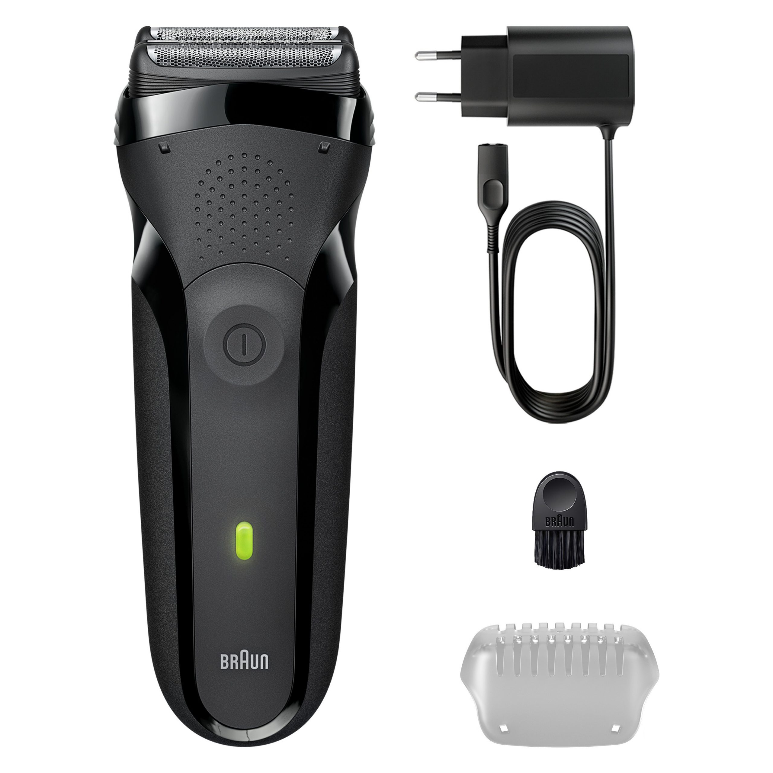 Braun 300s Nero Rasoio Elettrico Ricaricabile Wet Dry - immagine 2