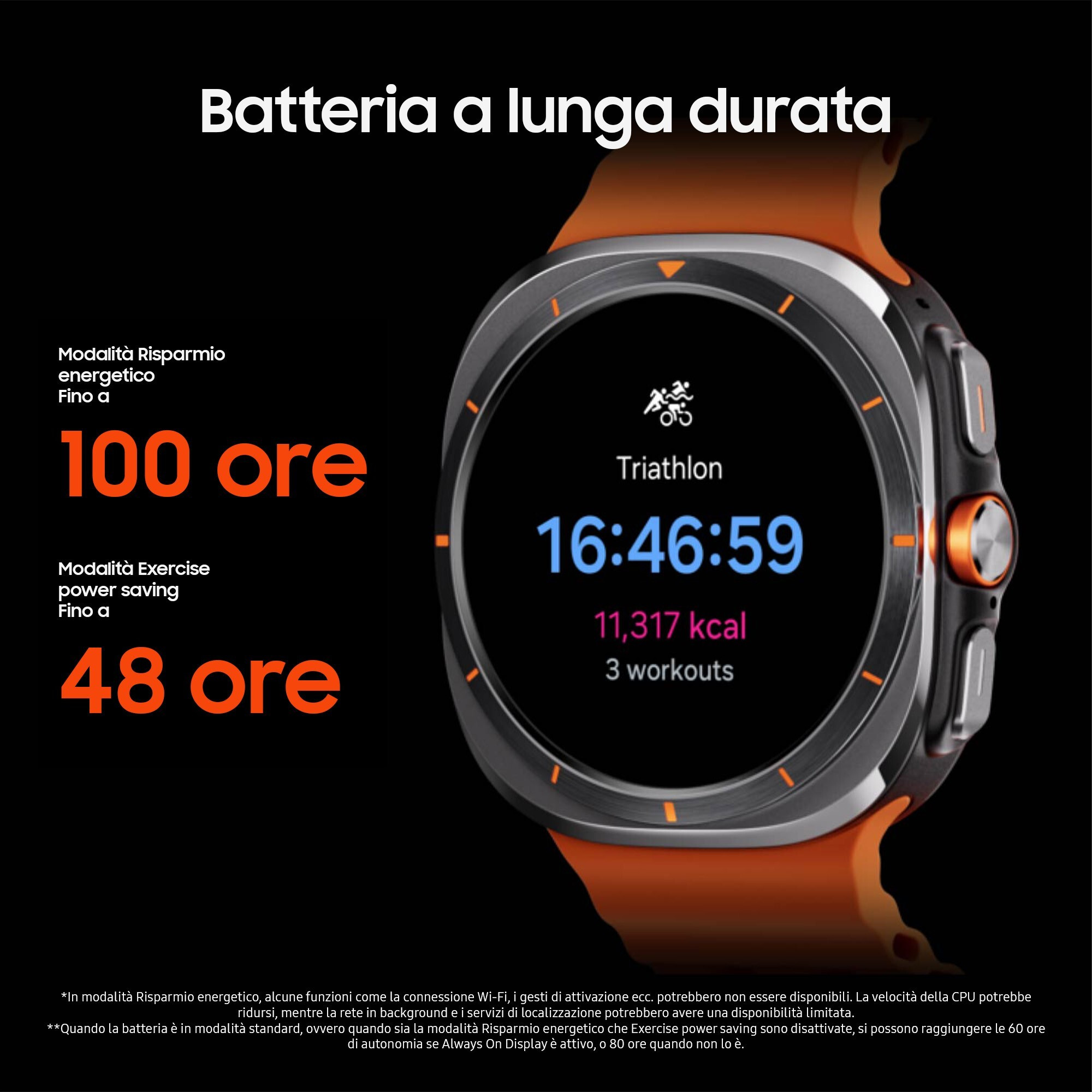 Samsung Galaxy Watch Ultra SML705FZB2ITV Titaniumblue Smartwatch 47MM LTE - immagine 3