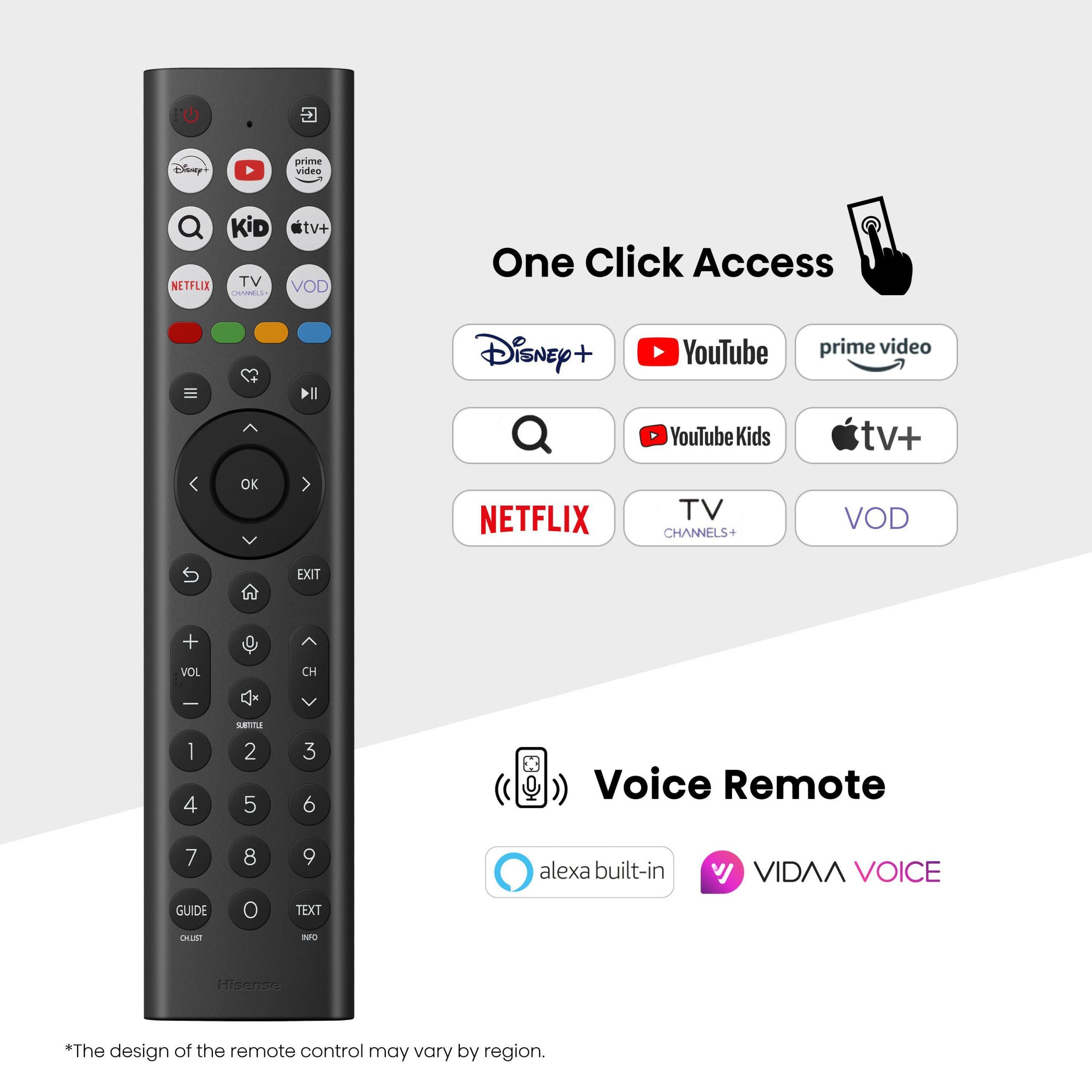 Hisense 50A69Q Smart TV LED 50 Pollici UHD 4K Vidaa U9 TV - immagine 3