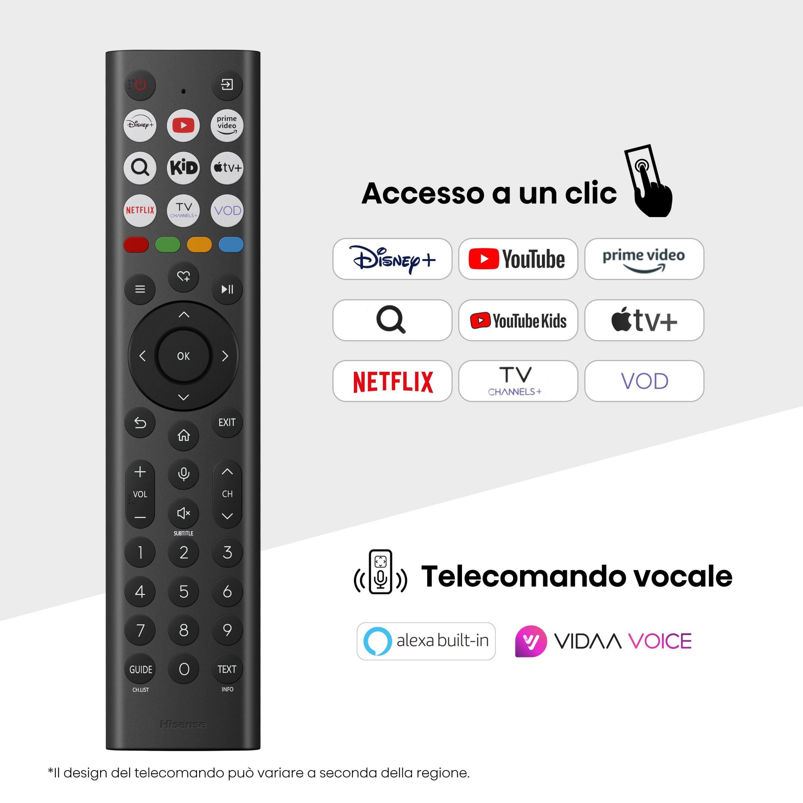 Hisense 50E79Q Smart TV Qled 50 Pollici UHD 4K Vidaa U9 TV - immagine 3