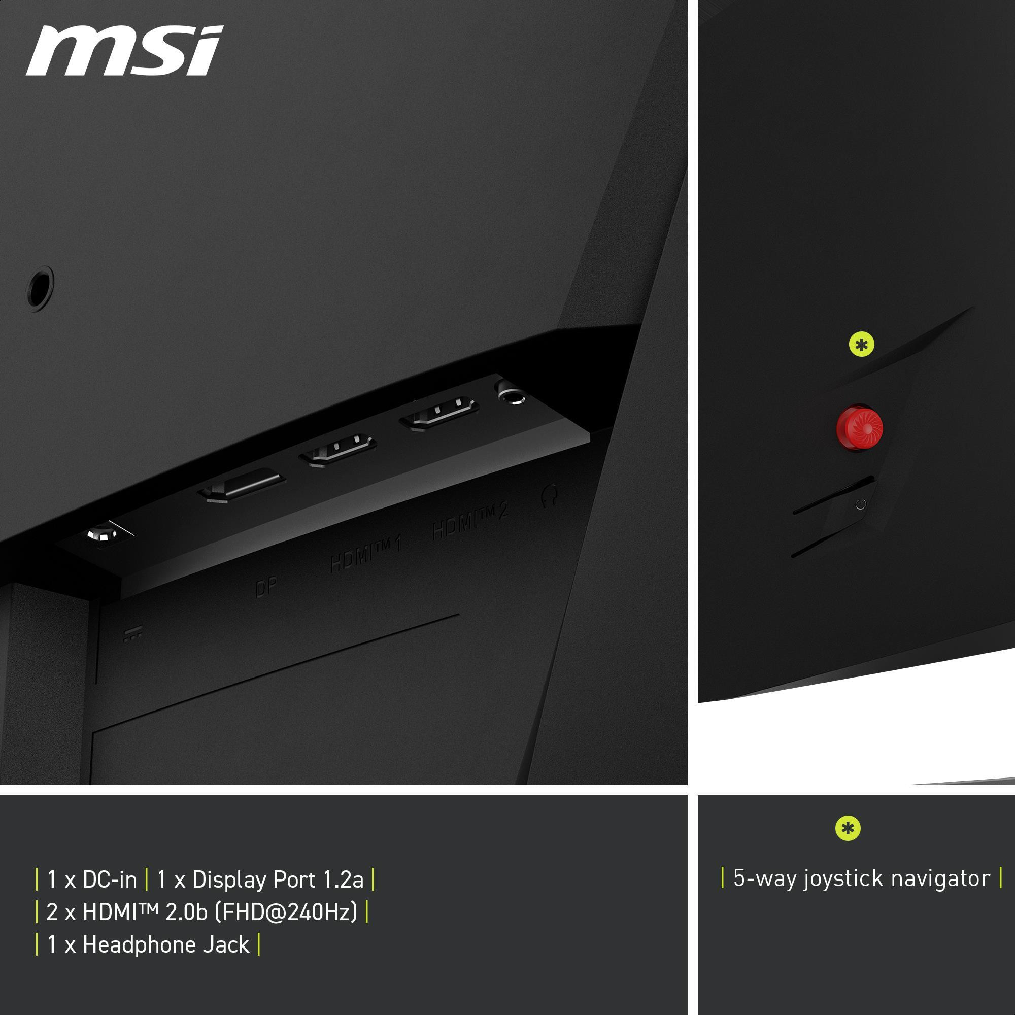 MSI MAG274CXF Gaming Monitor Curvo 27 Pollici HD 280Hz - immagine 2