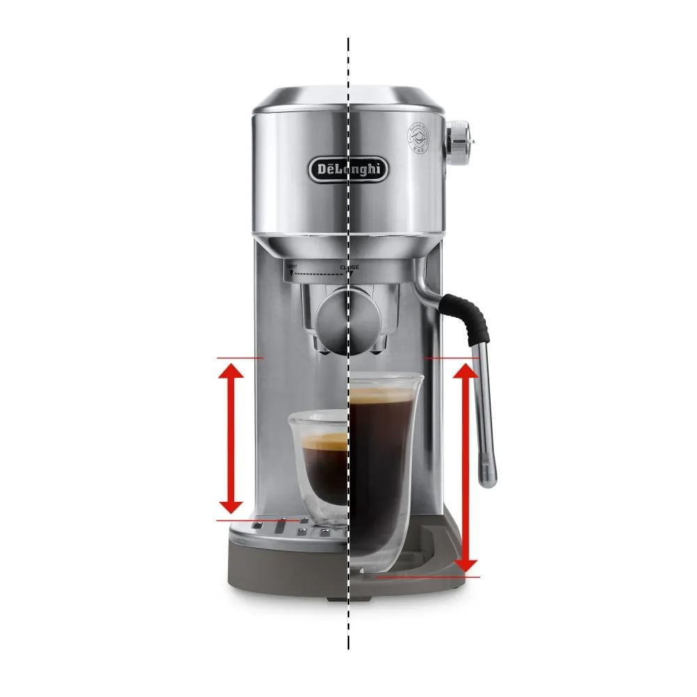 De Longhi Dedica Duo Metal EC890M Macchina Caffe a Cialde e Polvere - immagine 2