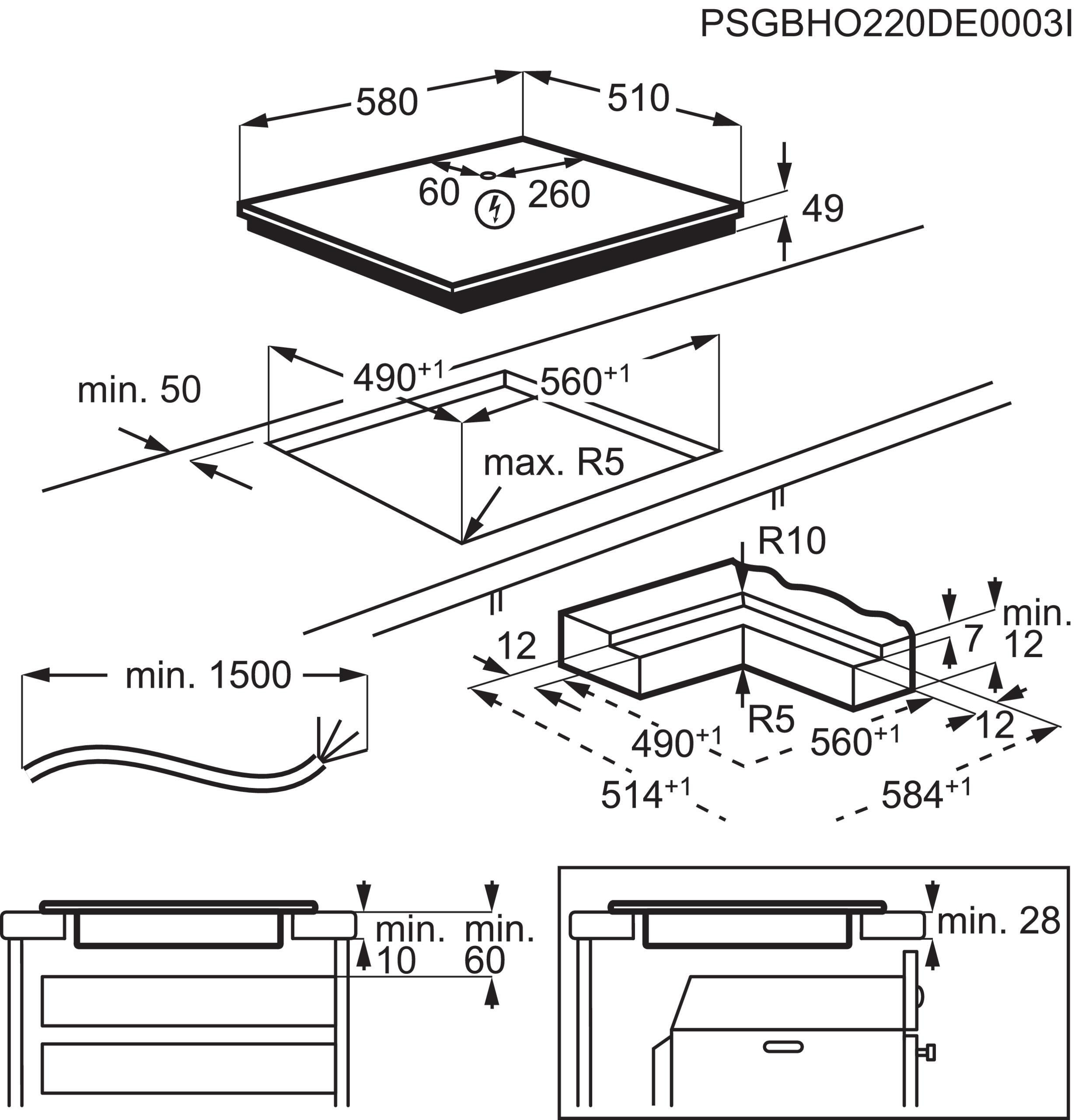 AEG TI64IB30IZ Piano Cottura Induzione 60CM 4 Zone - immagine 3