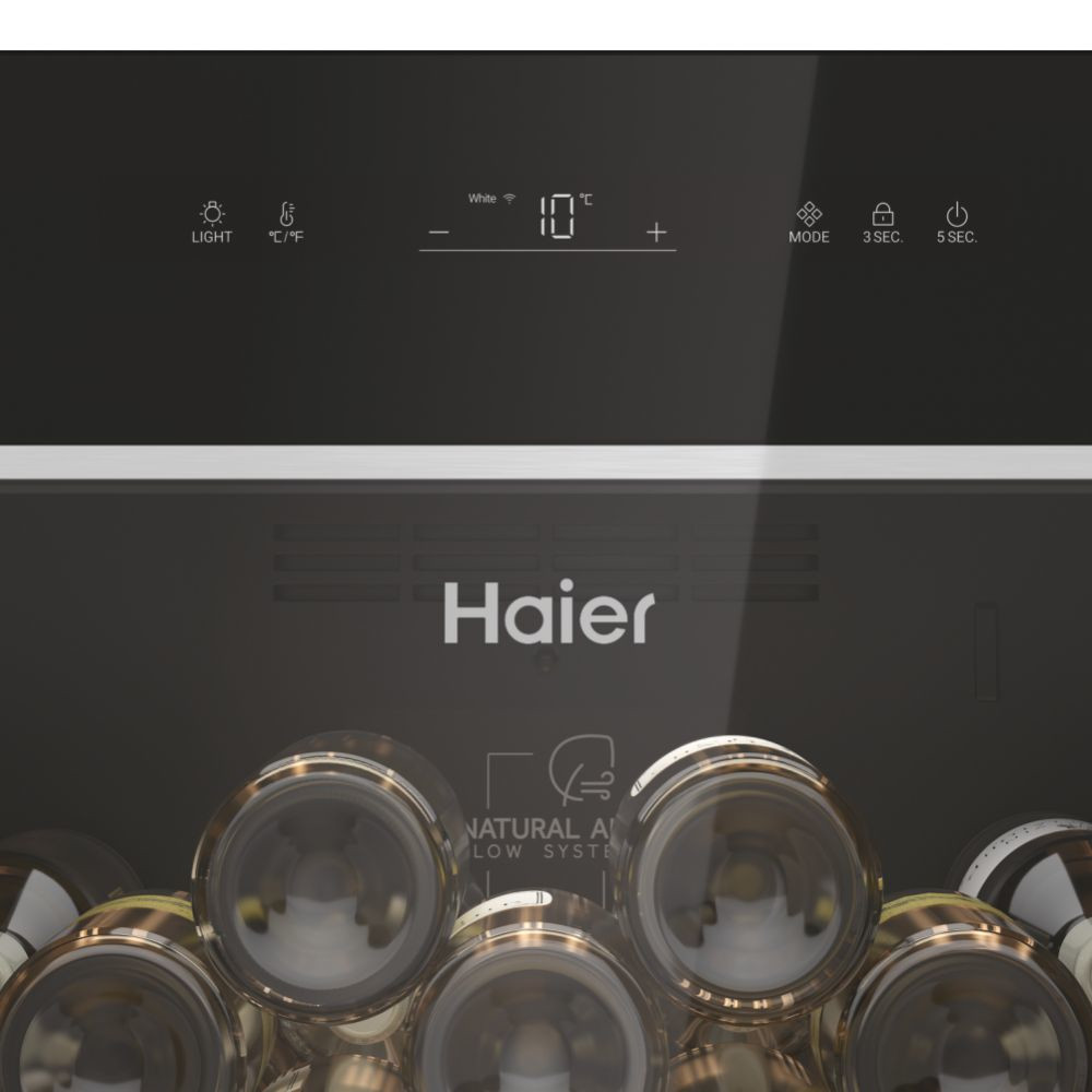 Haier HWS247GEH1 Nero Frigo Cantina 450LT 247 Bottiglie Wi-Fi - immagine 3