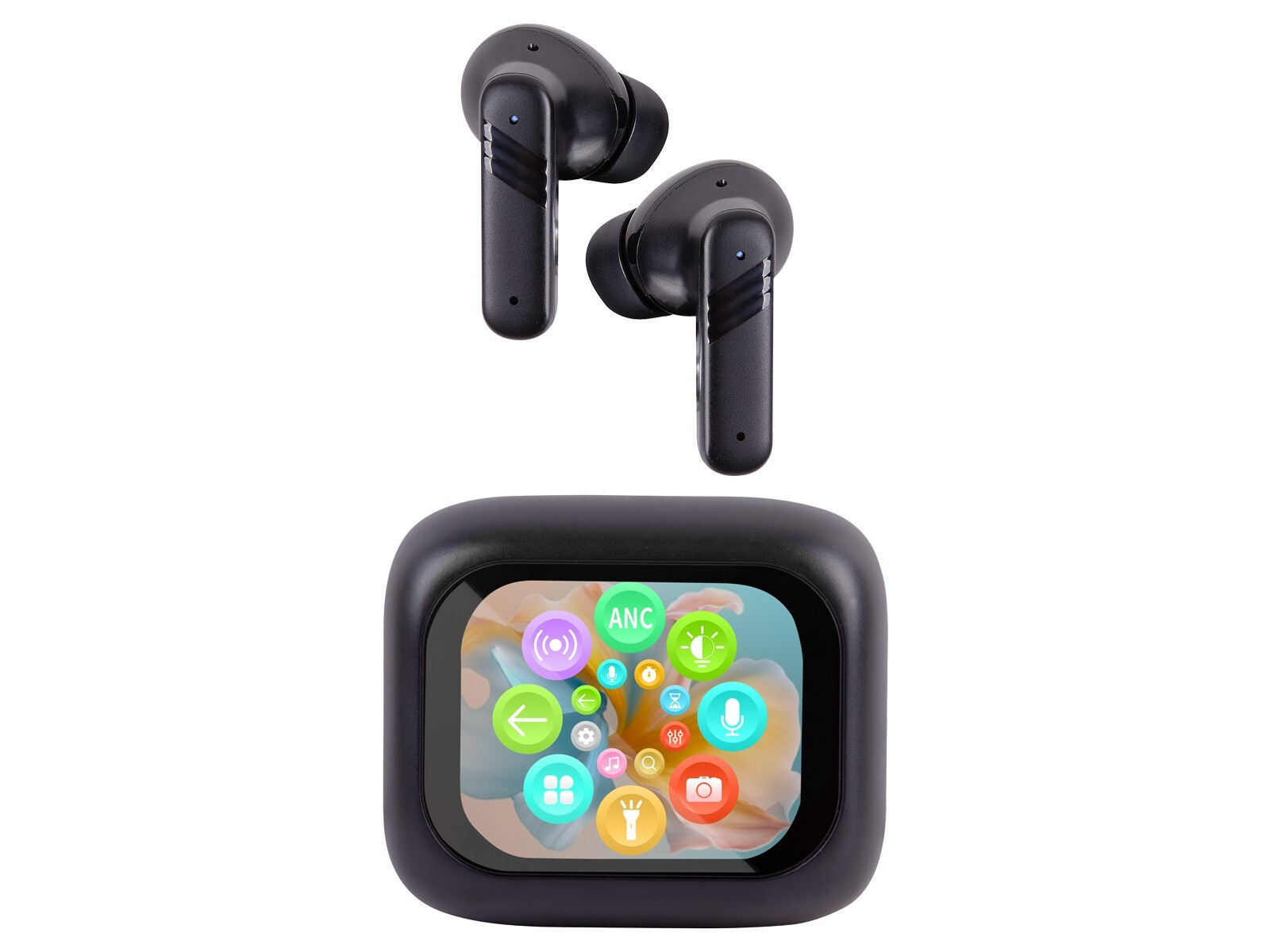 Trevi EAR 100 AID Nero Cuffie con Traduzione Simultanea AI e Display Touch - immagine 2