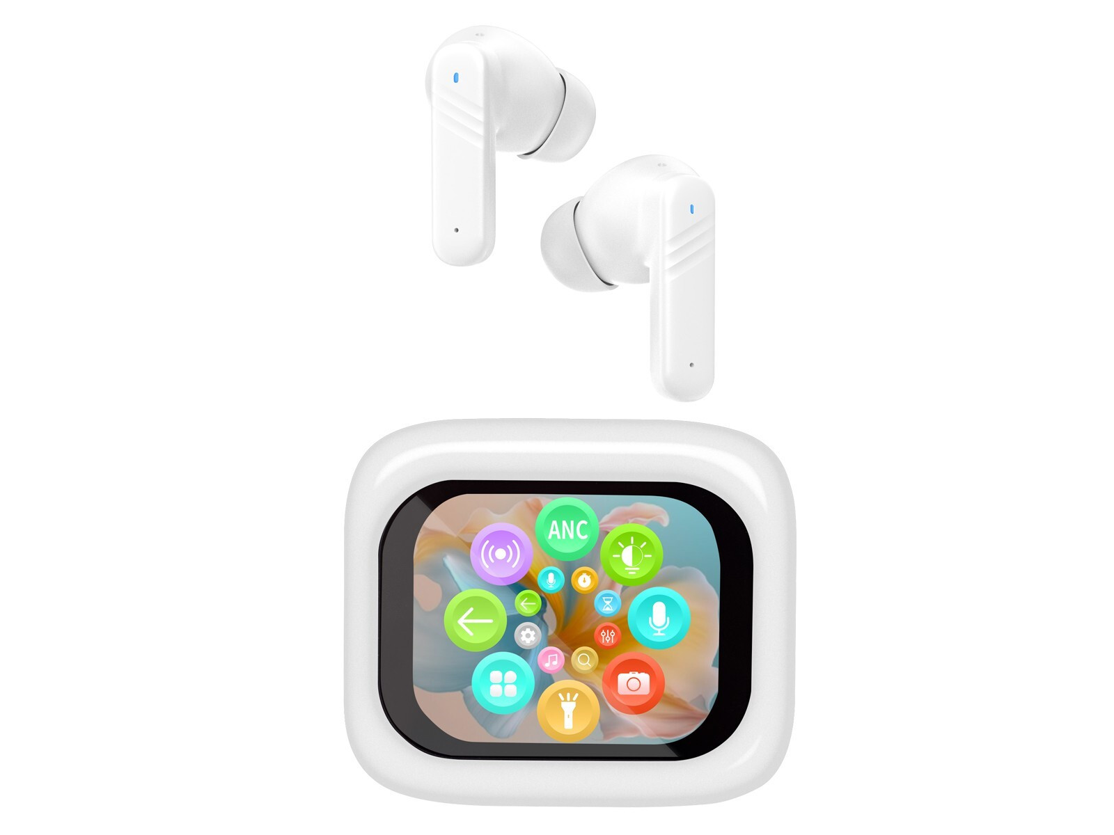 Trevi EAR 100 AID Bianco Cuffie con Traduzione Simultanea AI e Display Touch - immagine 2