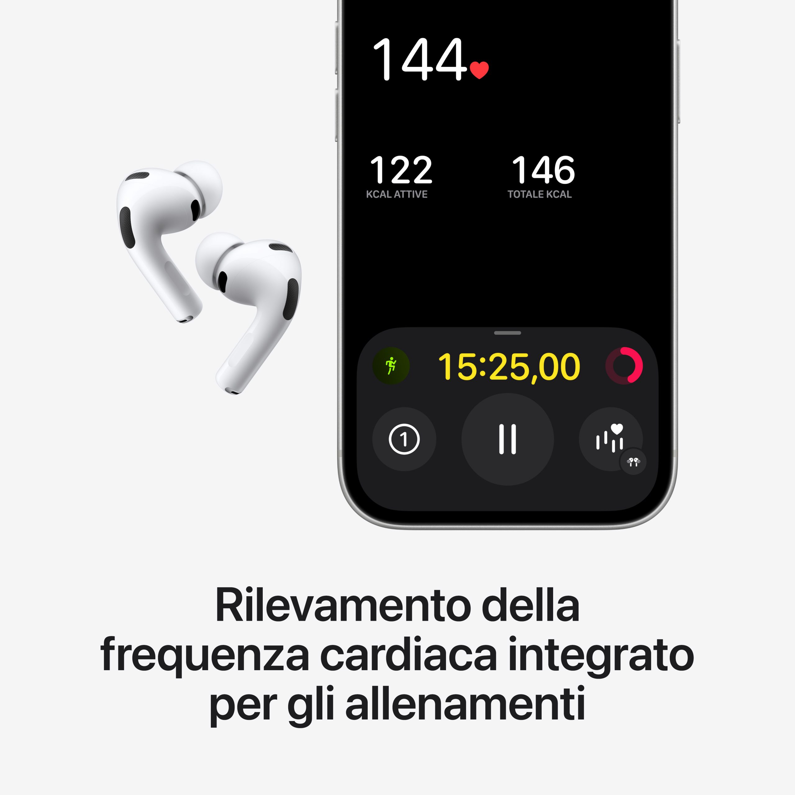 Apple MFHP4ZMA AirPods Pro 3 Auricolari con Cancellazione del Rumore - immagine 4