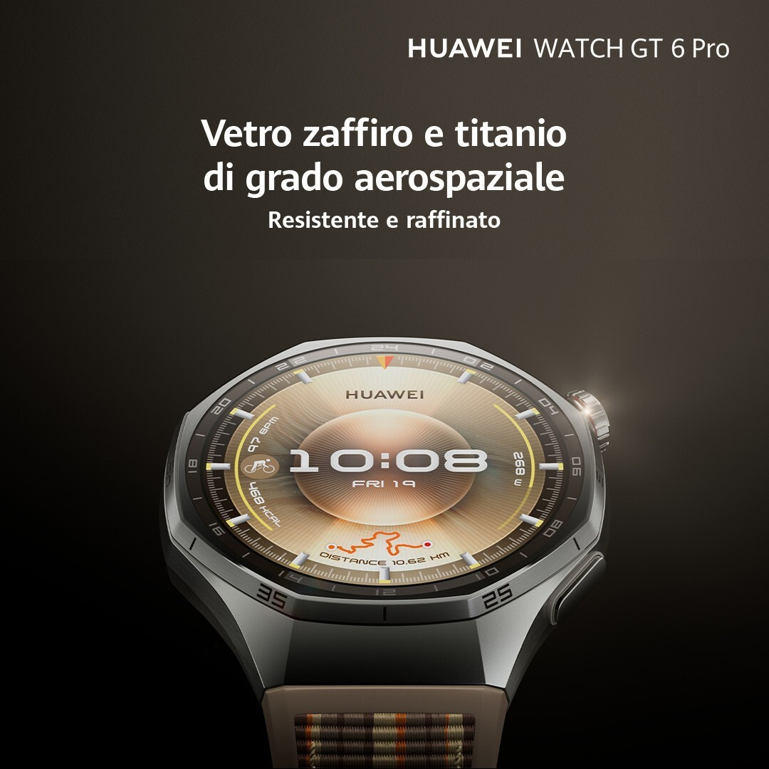 Huawei Watch GT6 Pro 46MM Black Smartwatch 1.47 Pollici - immagine 6