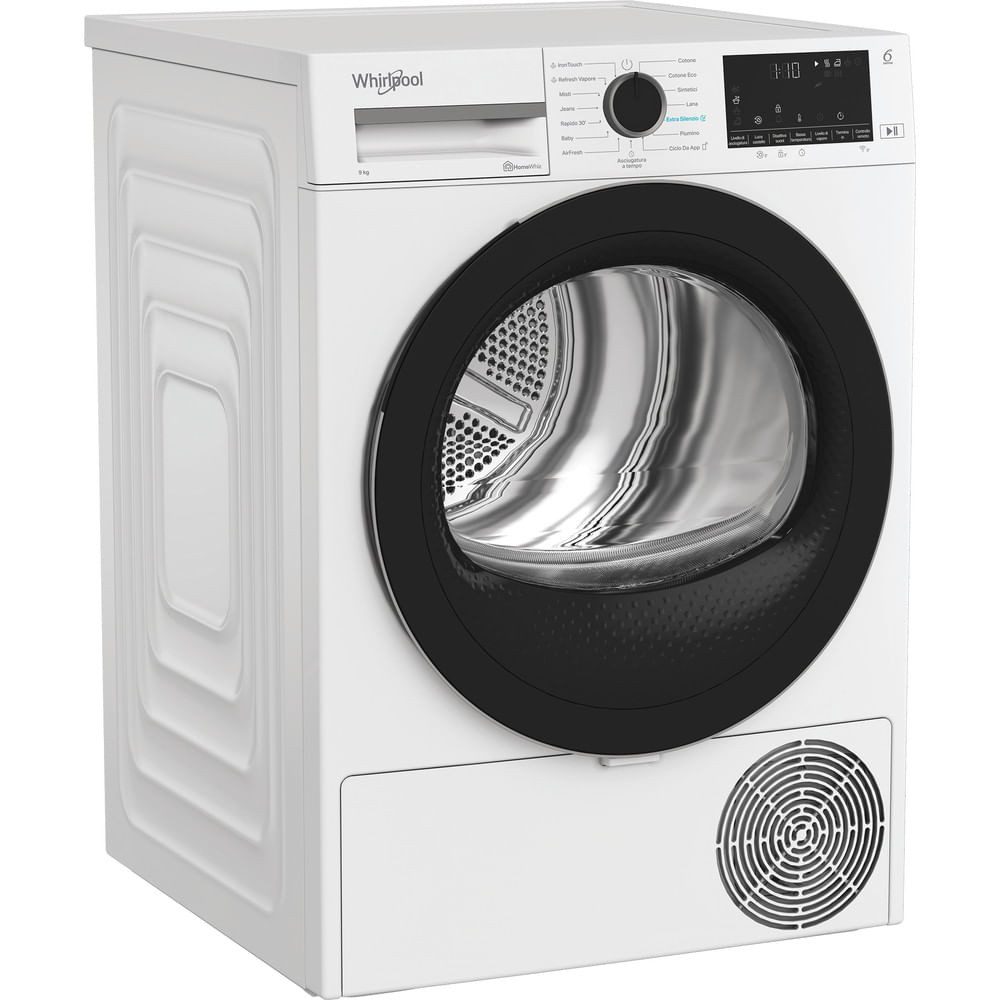 Whirlpool CWDR49MWBSIT Asciugatrice Carica Frontale 9KG Wi-Fi Pompa di Calore - immagine 2