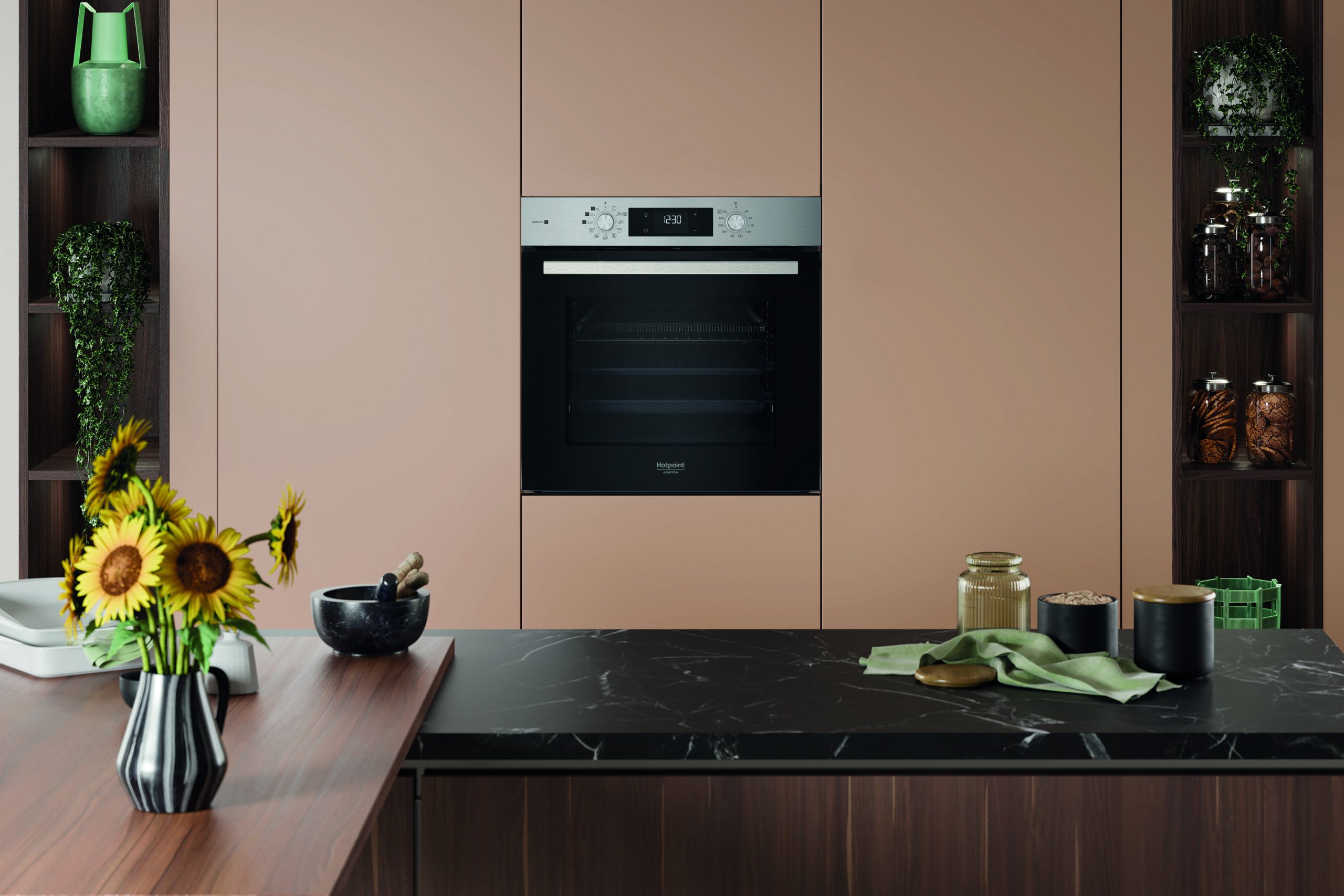 Hotpoint-Ariston HAO258HSU1FX Forno da Incasso 60CM 71LT Funzione Pizza - immagine 5