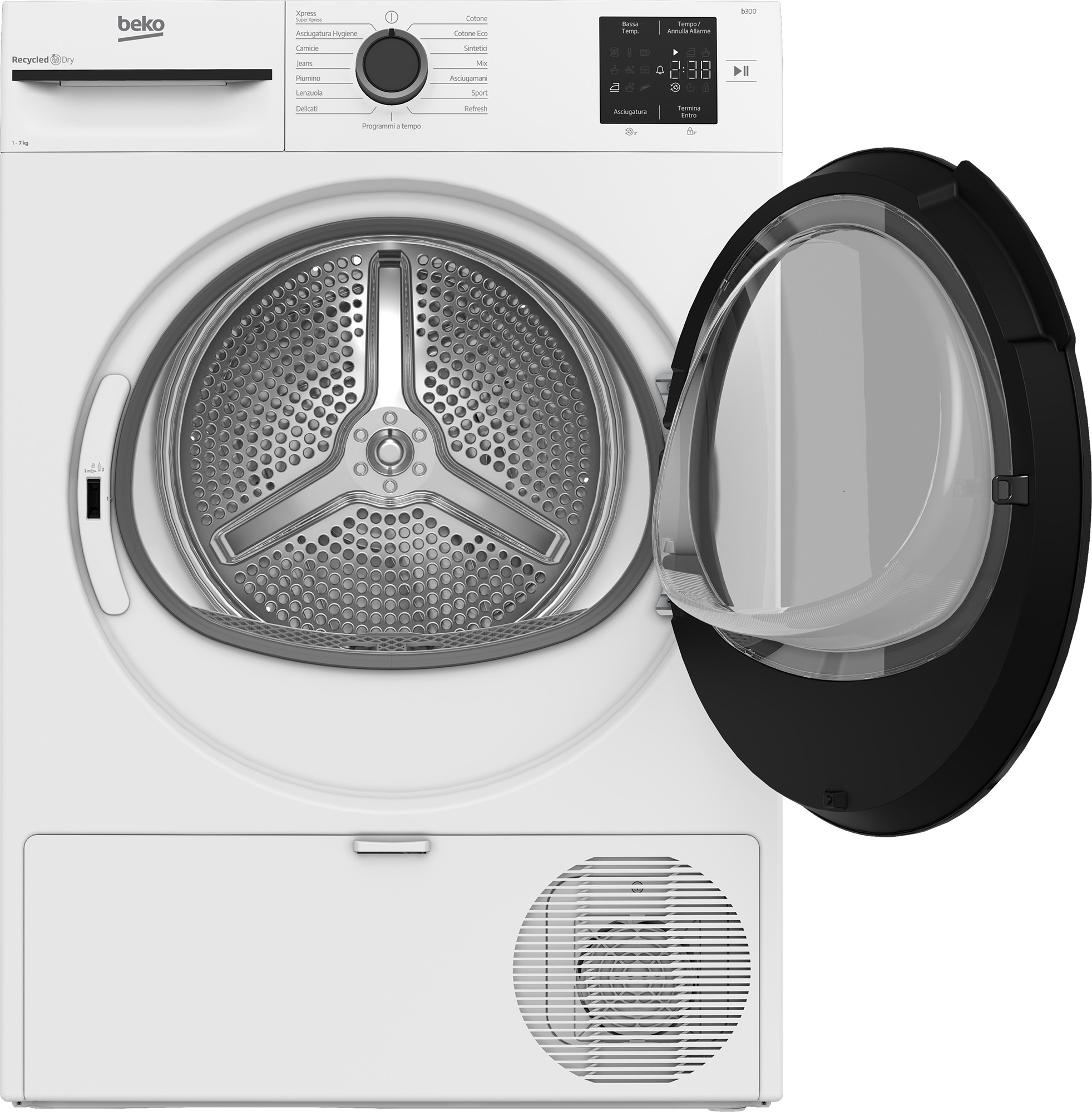 Beko BMTEP73EB Asciugatrice Carica Frontale 7KG Pompa di Calore - immagine 3
