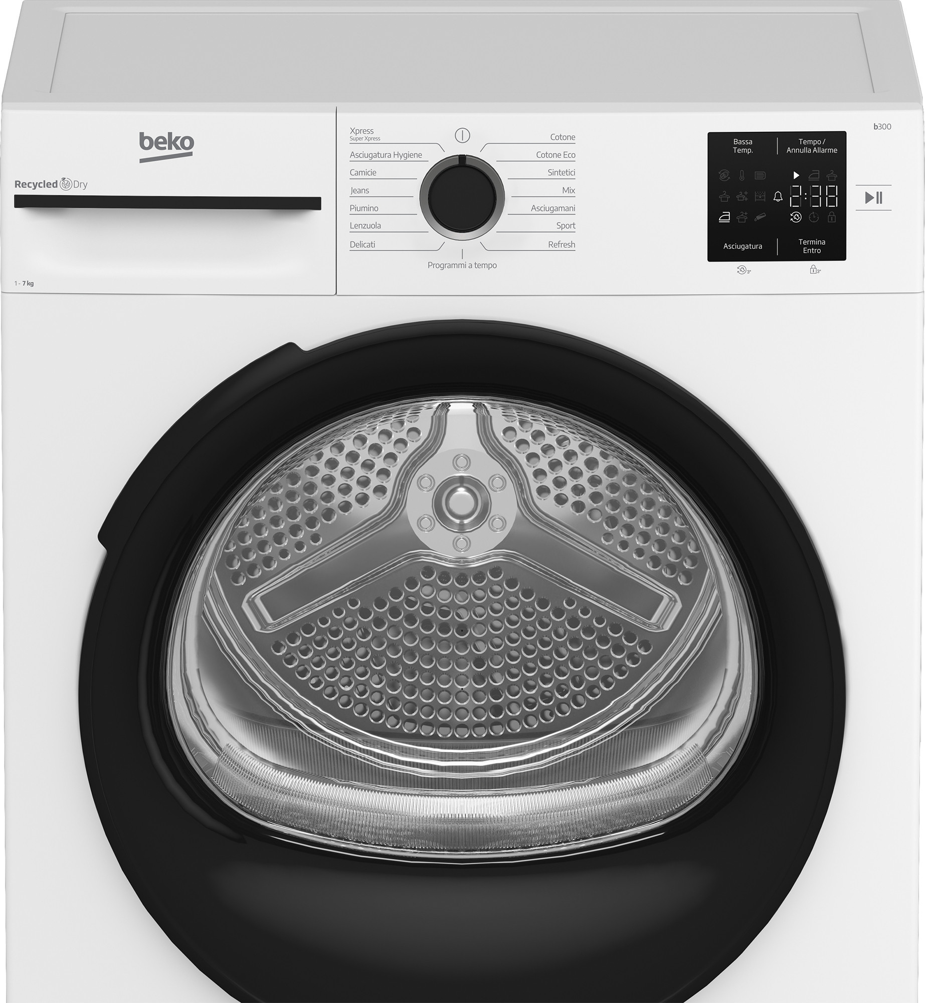 Beko BMTEP73EB Asciugatrice Carica Frontale 7KG Pompa di Calore - immagine 4