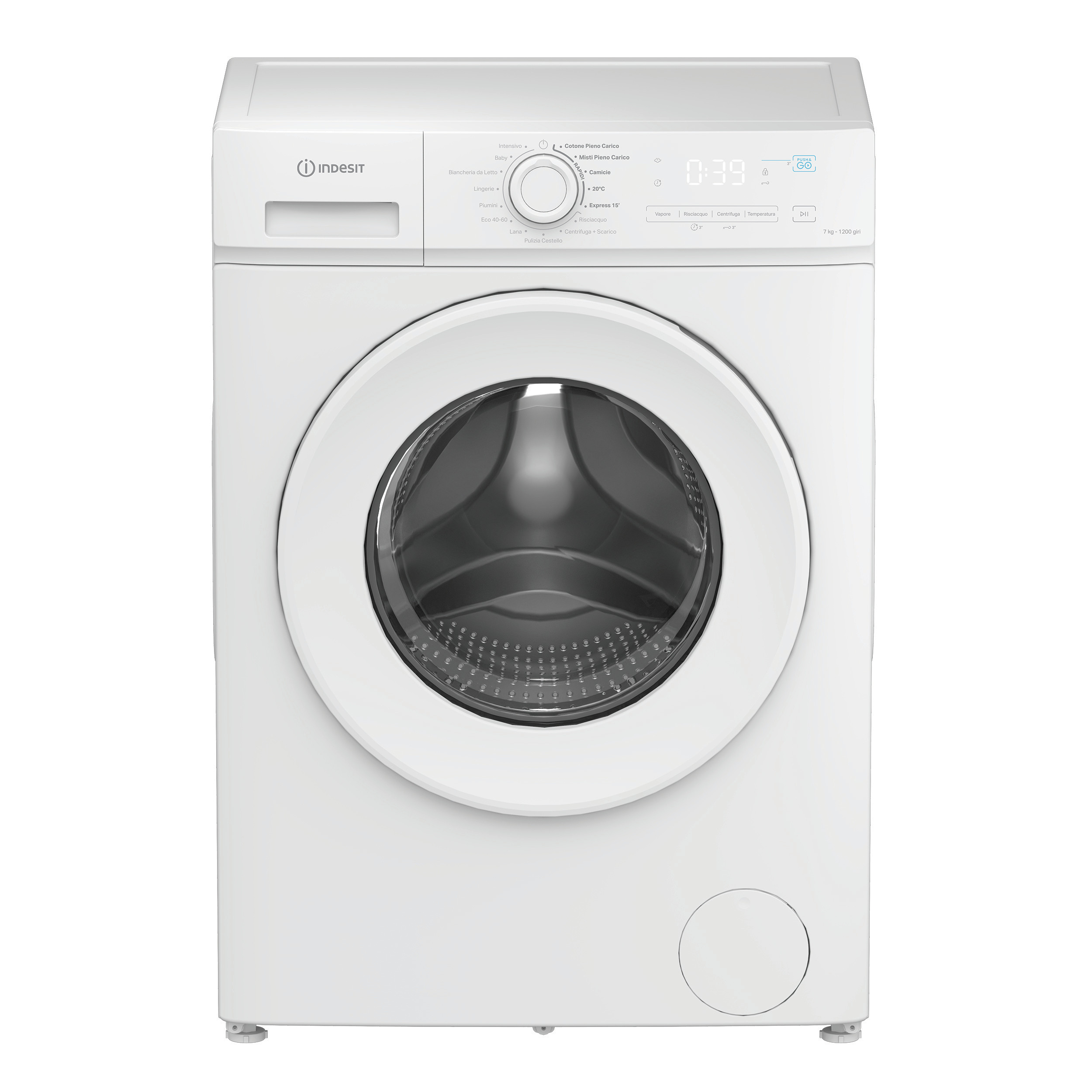 Indesit IMA762MYTIMEIT Lavatrice Carica Frontale Stretta 47.4CM 7KG 1200 Giri - immagine 2