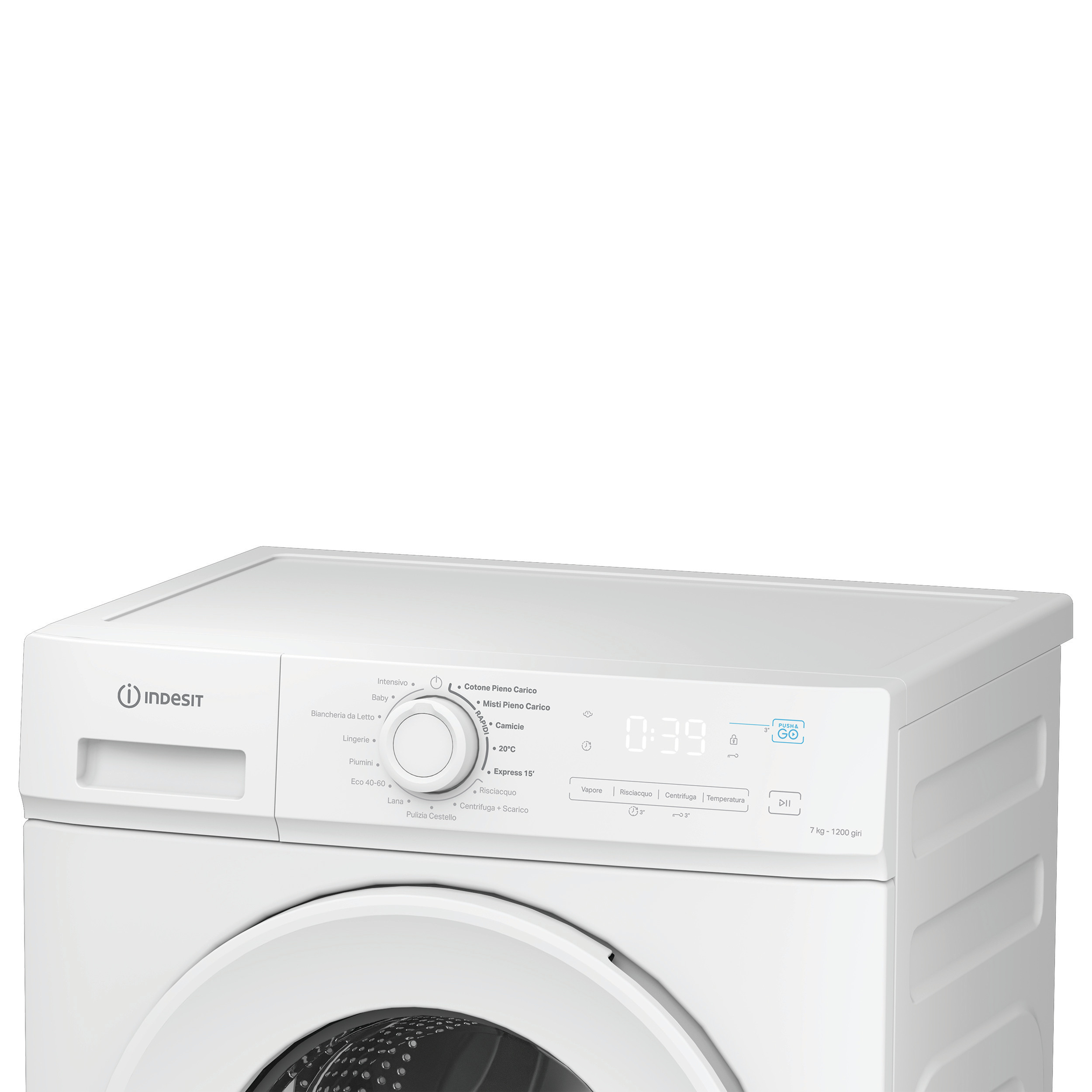 Indesit IMA762MYTIMEIT Lavatrice Carica Frontale Stretta 47.4CM 7KG 1200 Giri - immagine 4