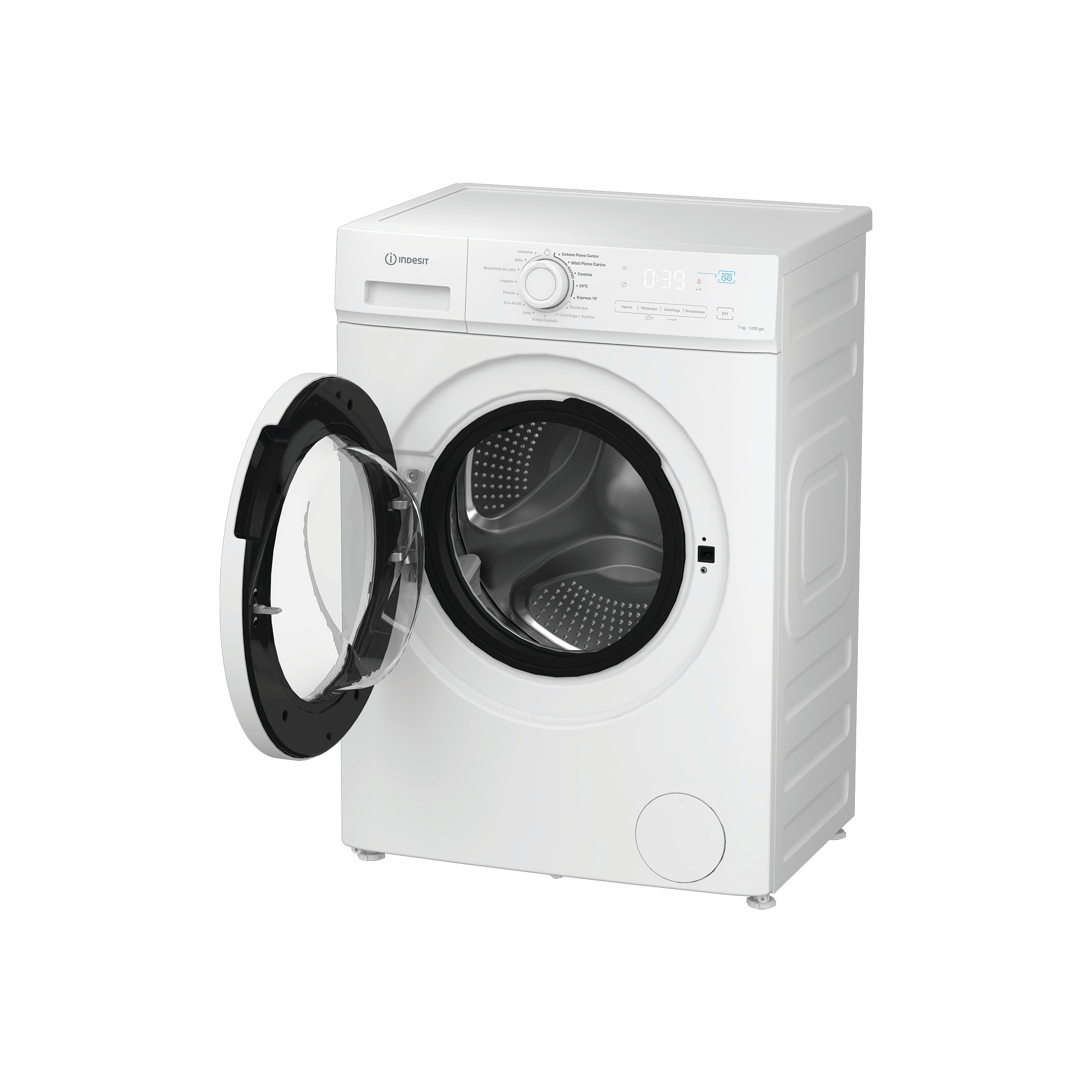 Indesit IMA762MYTIMEIT Lavatrice Carica Frontale Stretta 47.4CM 7KG 1200 Giri - immagine 6