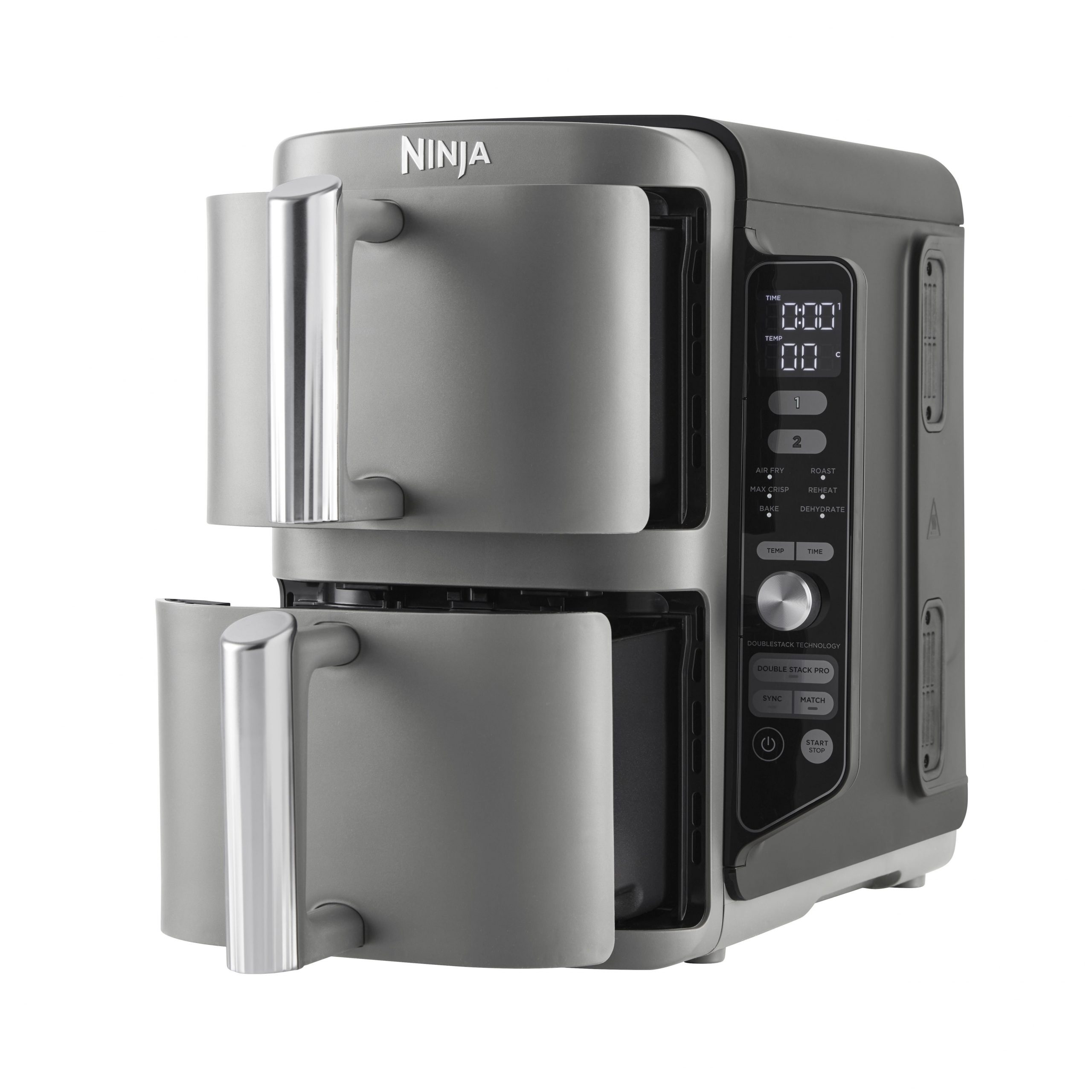 Ninja Double Stack XL Grigio Friggitrice ad Aria 9.5LT - immagine 3