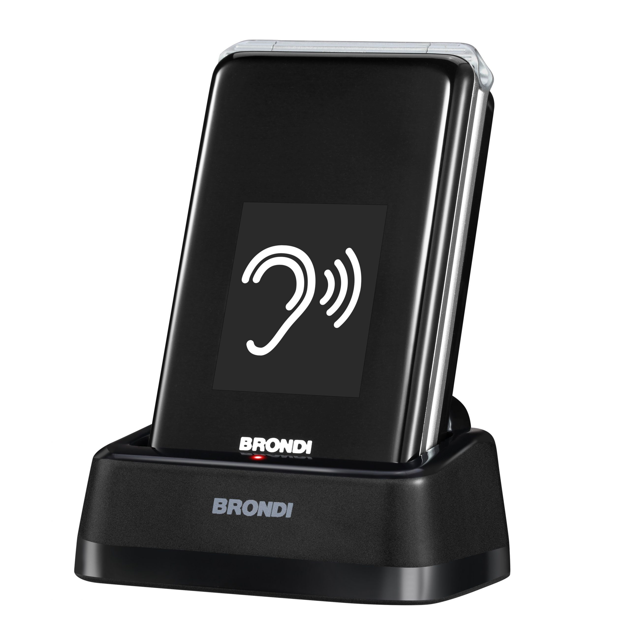 Brondi Amico Super TV Gunmetal Grey Cellulare Senior Flip Dual Sim con Tasto SOS - immagine 4