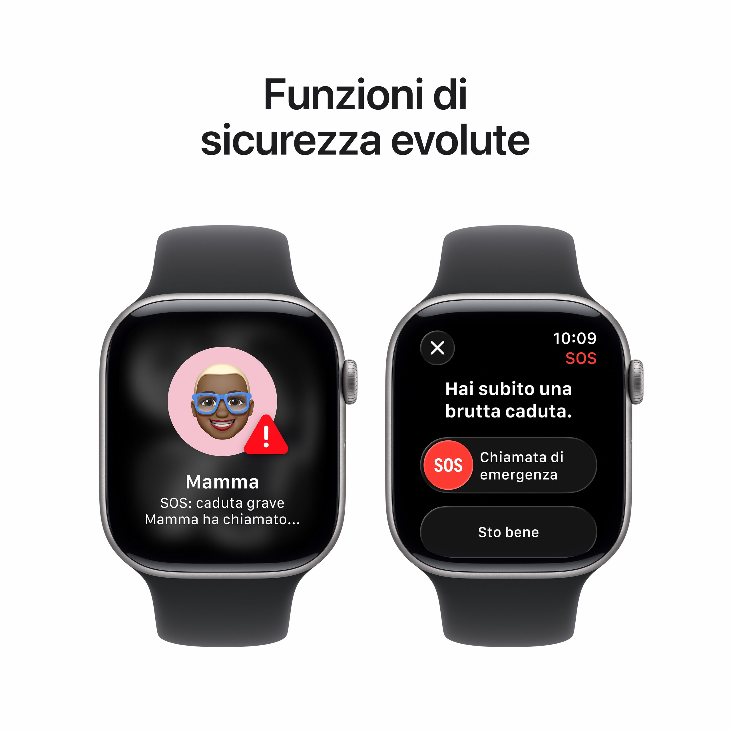 Apple MEV44QLA Watch 11 Grigio Siderale Smartwatch 46MM GPS Sportband Nero M-L - immagine 6