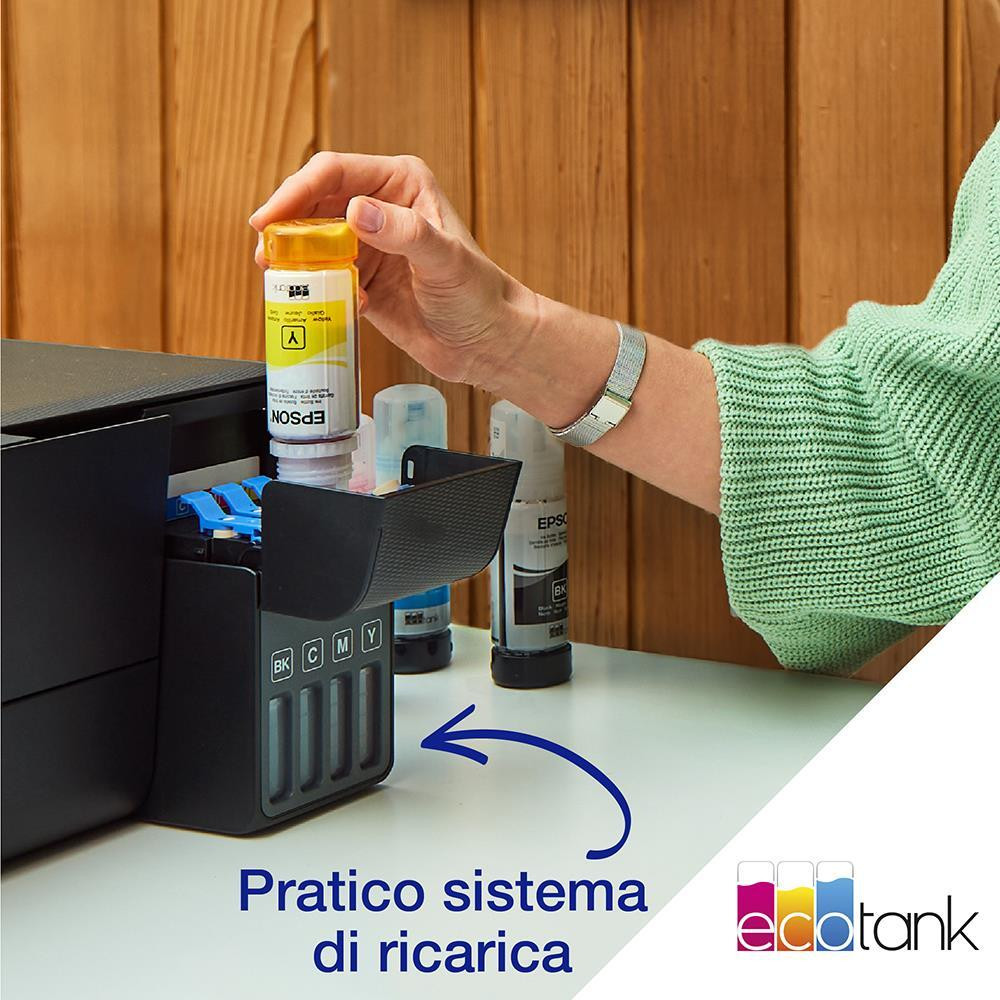 Epson Ecotank ET-1810 Stampante Inkjet Wi-Fi con 4 Serbatoi - immagine 4