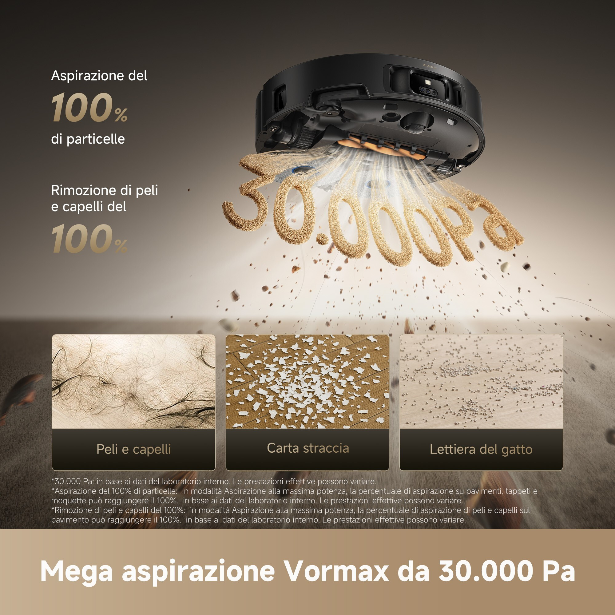 Dreame Matrix10 Ultra Nero Robot Lava e Aspira Wi-Fi con Base per Svuotamento - immagine 3