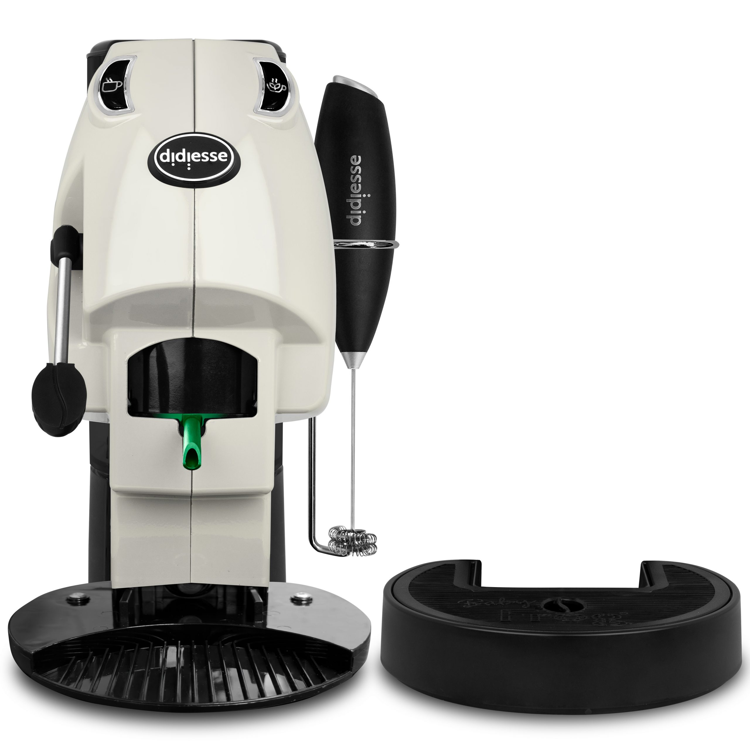 Didiesse Baby Frog Coffe e Tea Avorio Macchina Caffe a Cialde con Frullino - immagine 5