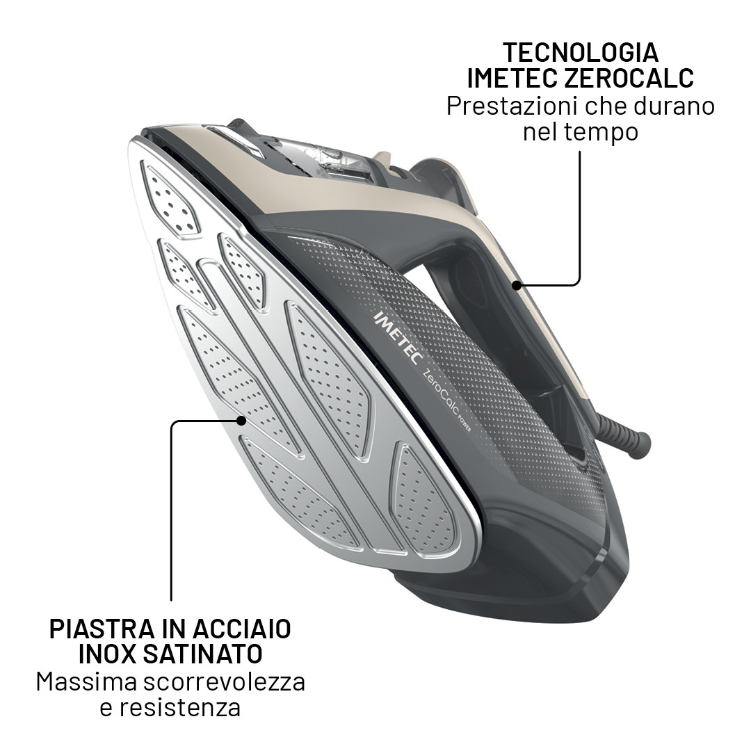 Imetec Zerocalc Power Ferro da a Vapore 2600W - immagine 3