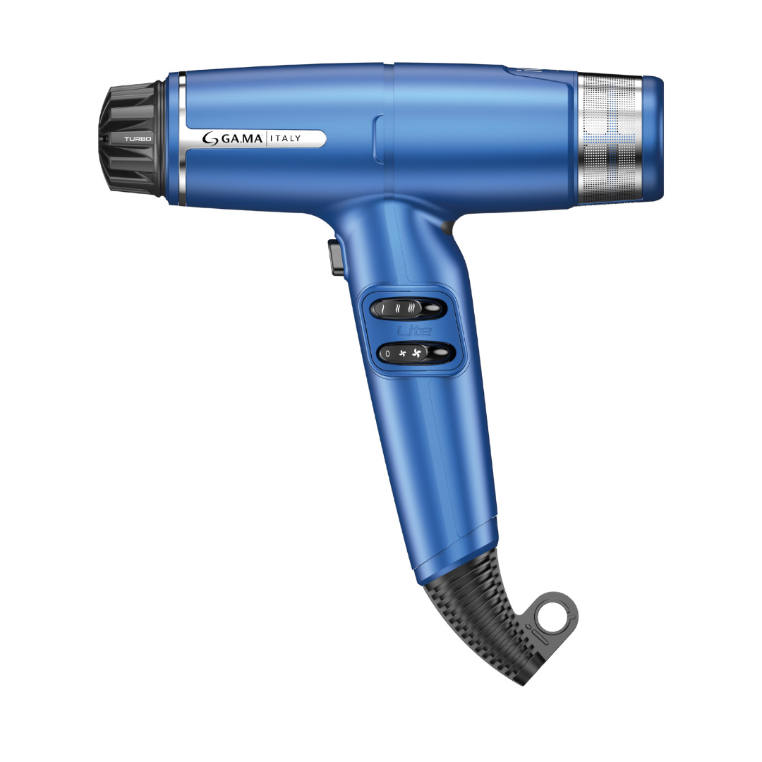 Gama IQ Lite Blu Asciugacapelli 1600W con 2 Bocchette e Diffusore - immagine 5
