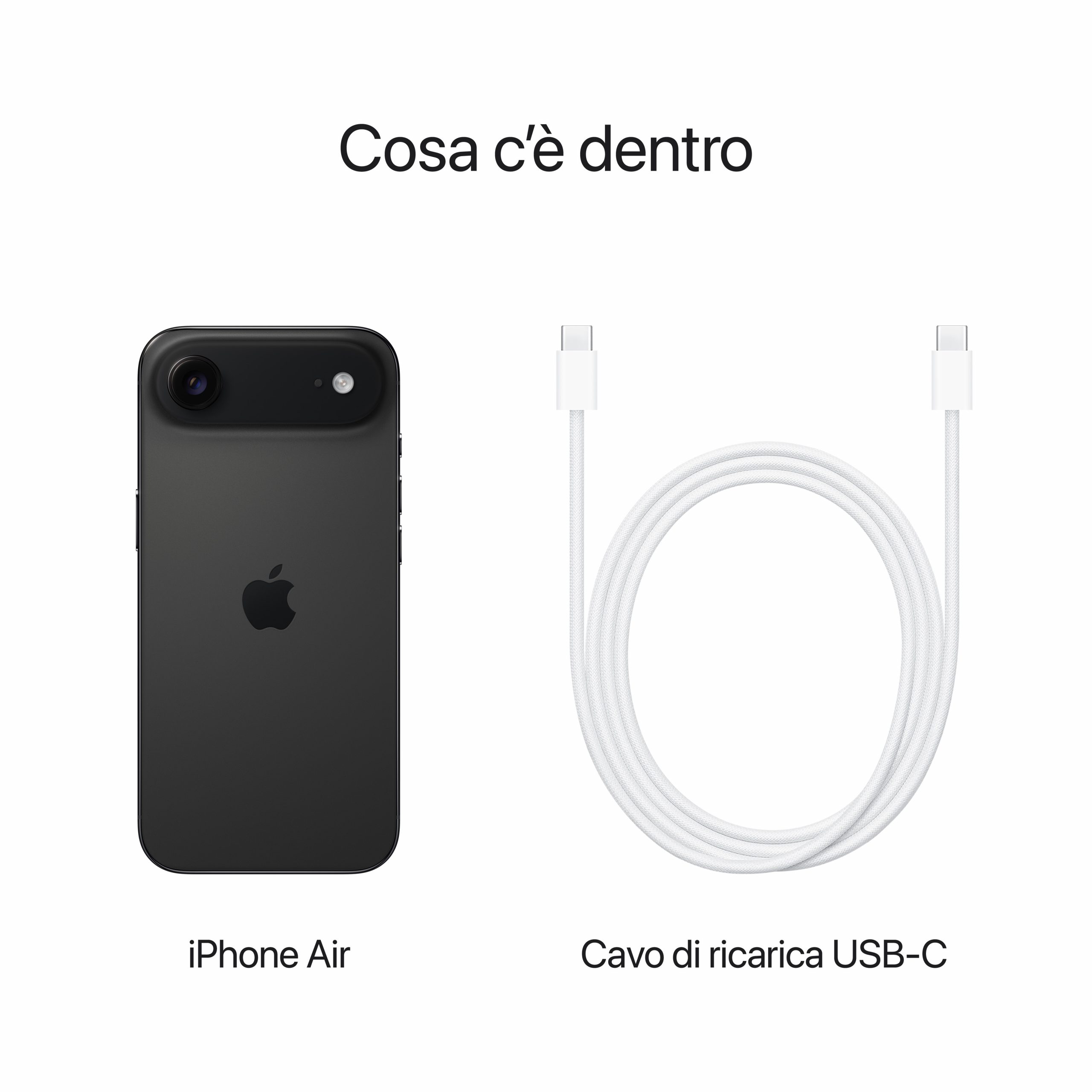 Apple MG2L4QLA iPhone Air Space Black Smartphone 6.5 Polici 256GB - immagine 3