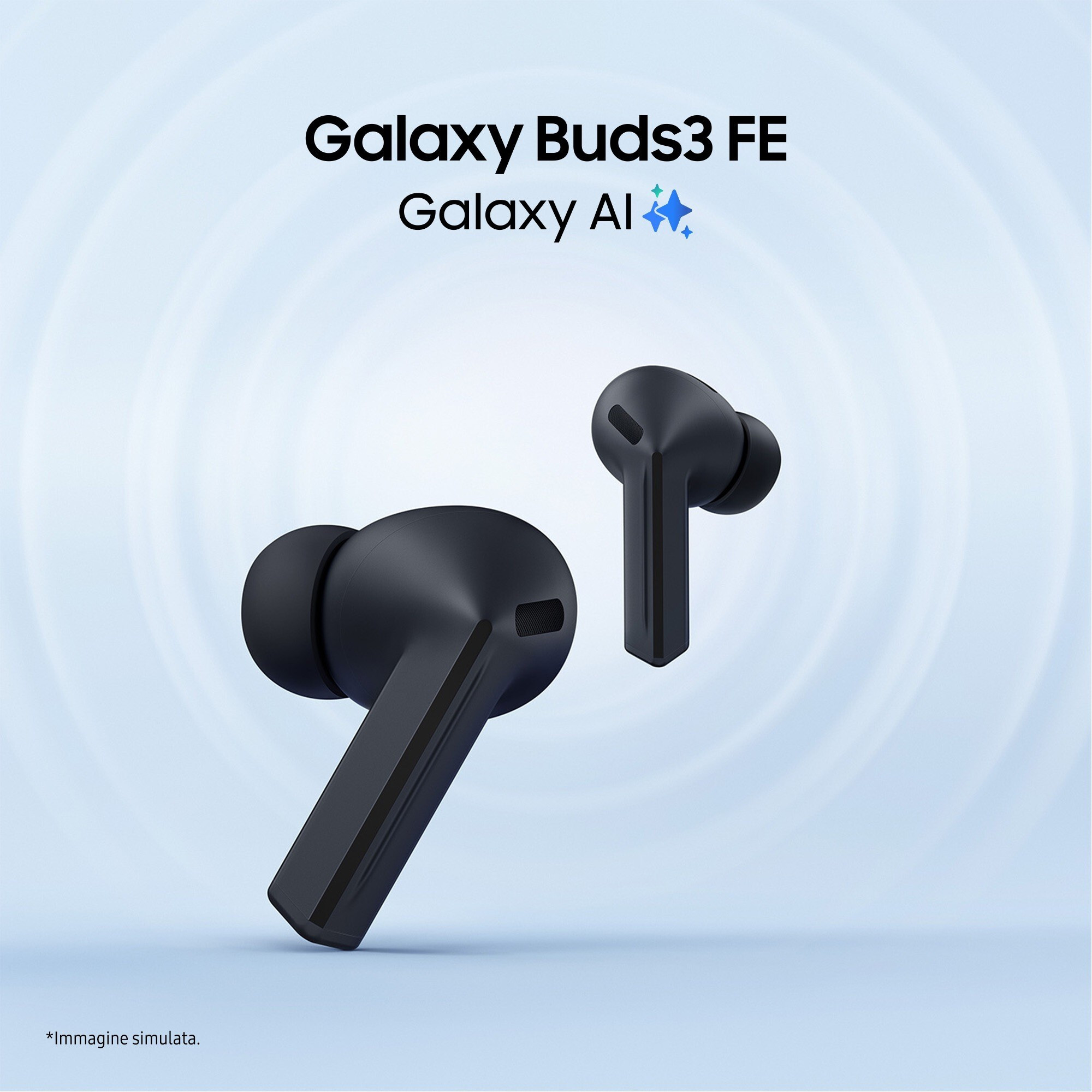 Samsung Galaxy Buds3 Fe Black Auricolari Bluetooth - immagine 2