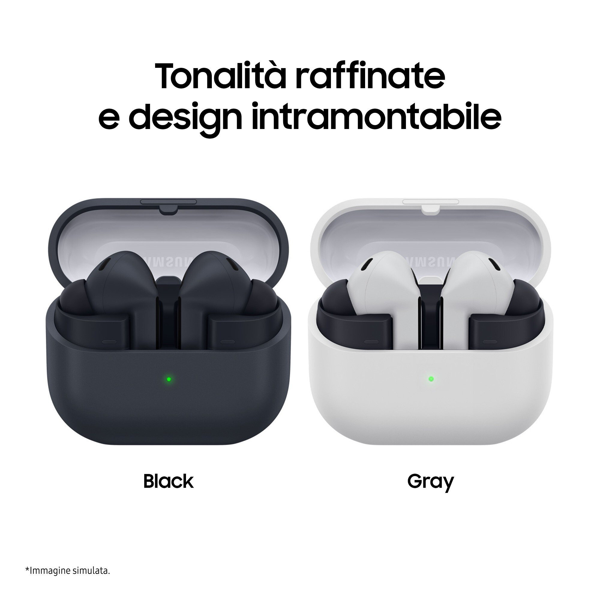 Samsung Galaxy Buds3 Fe Gray Auricolari Bluetooth - immagine 3