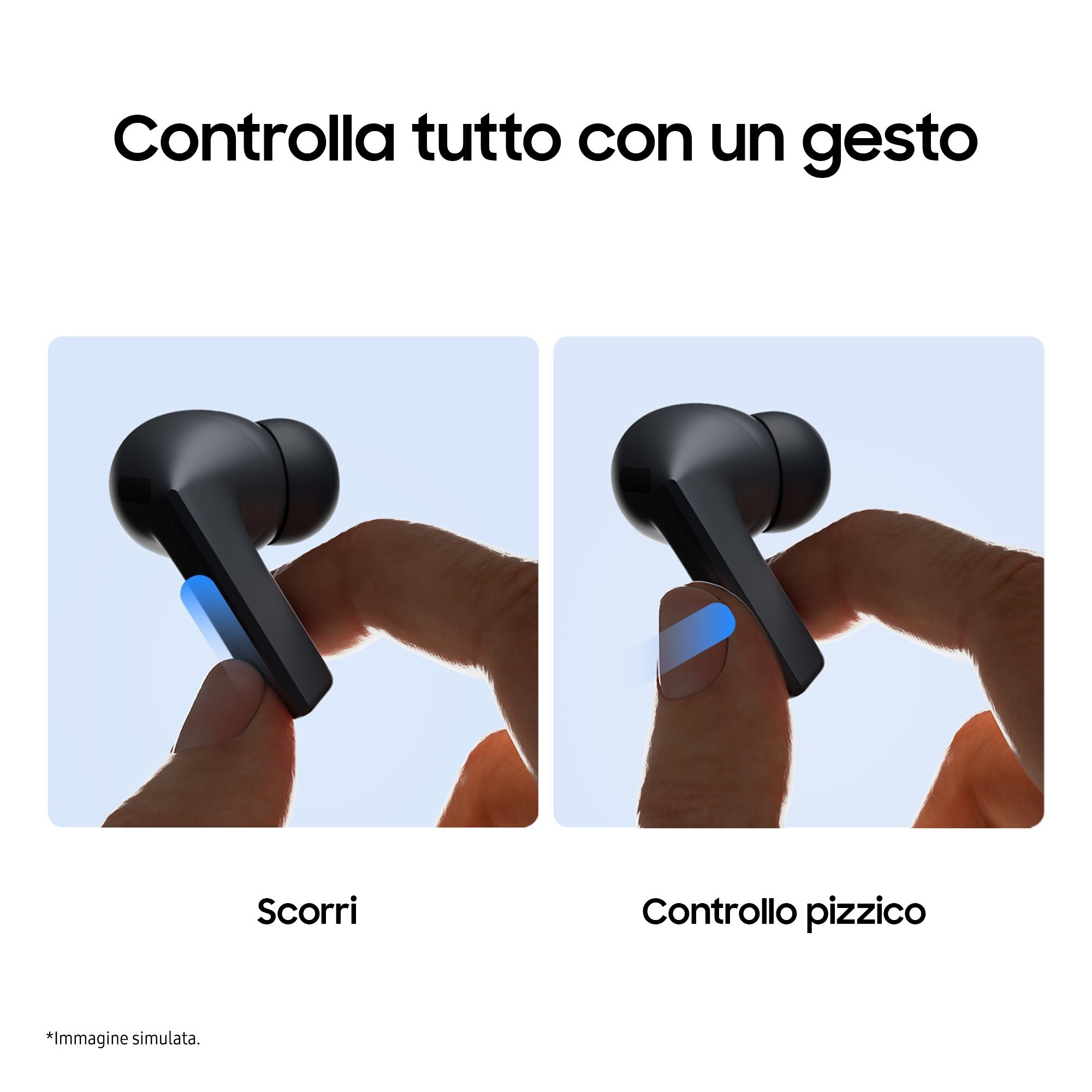 Samsung Galaxy Buds3 Fe Gray Auricolari Bluetooth - immagine 5