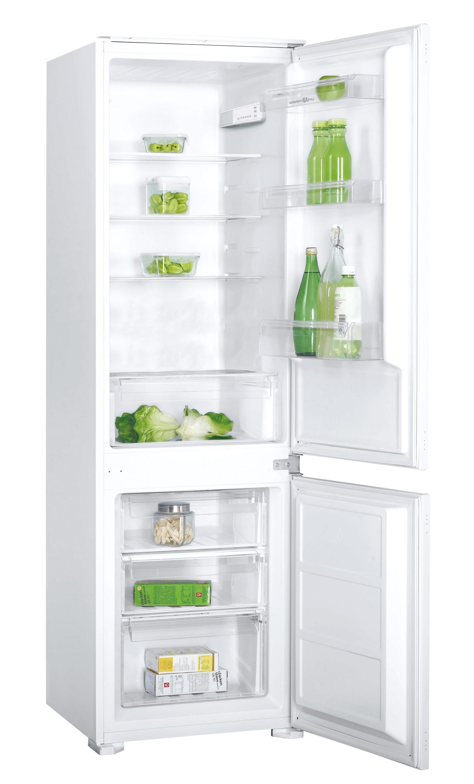 Smartway WHCB34SL1EB0 Frigorifero Combinato da Incasso 249LT Alto 178CM Statico - immagine 3